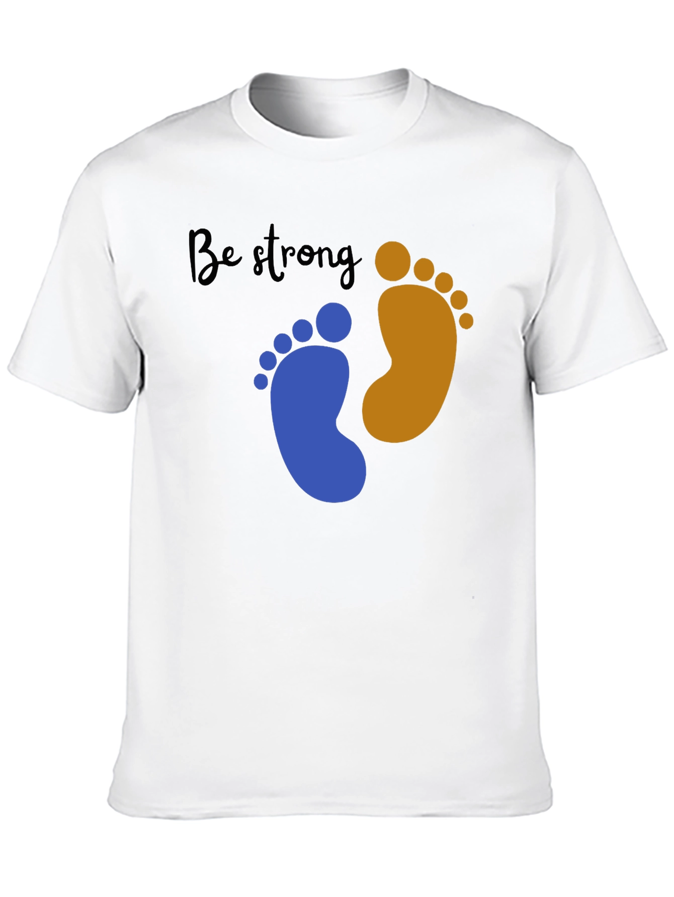 Be Strong Footprints Graphic Tee