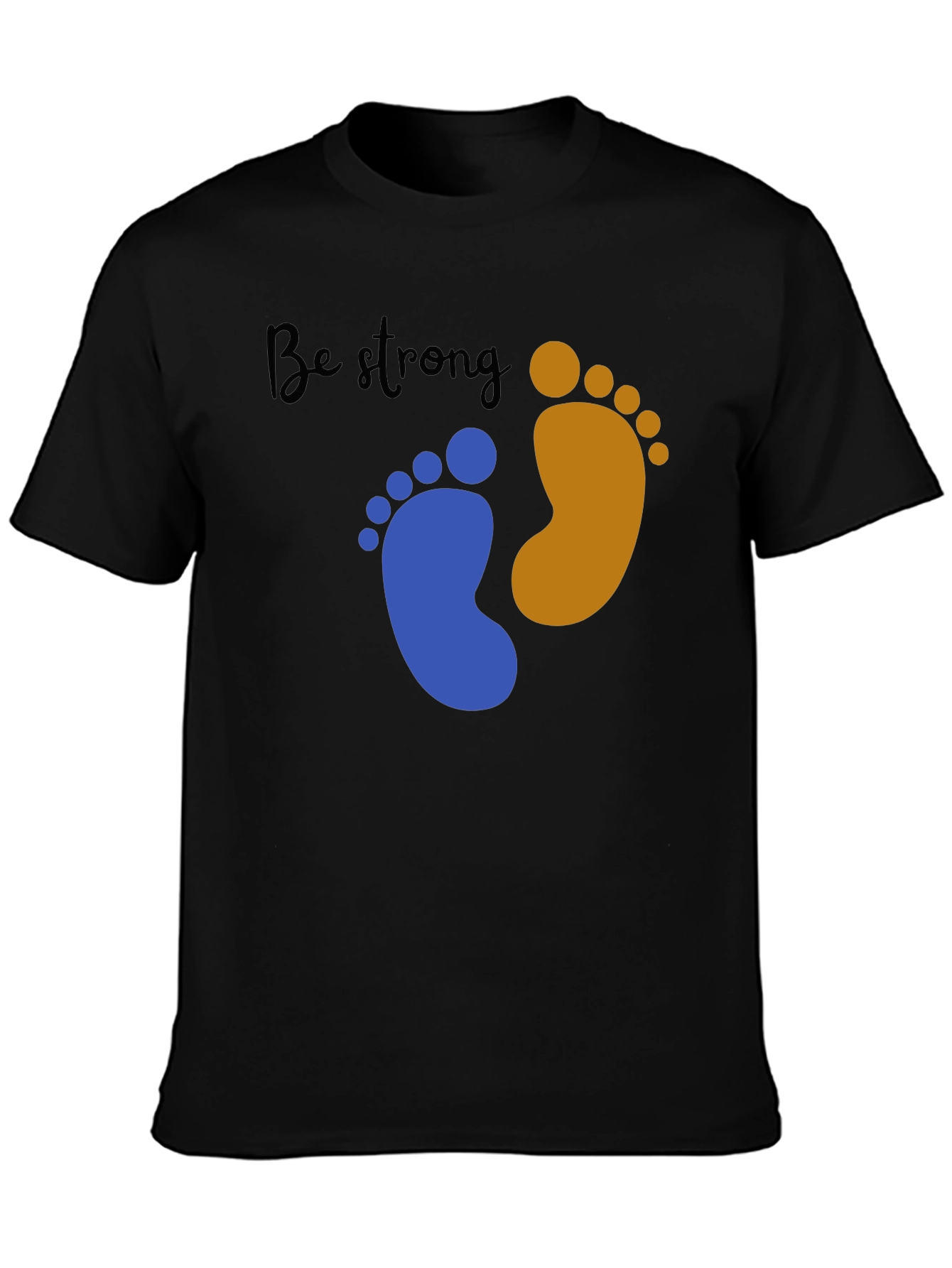 Be Strong Footprints Graphic Tee