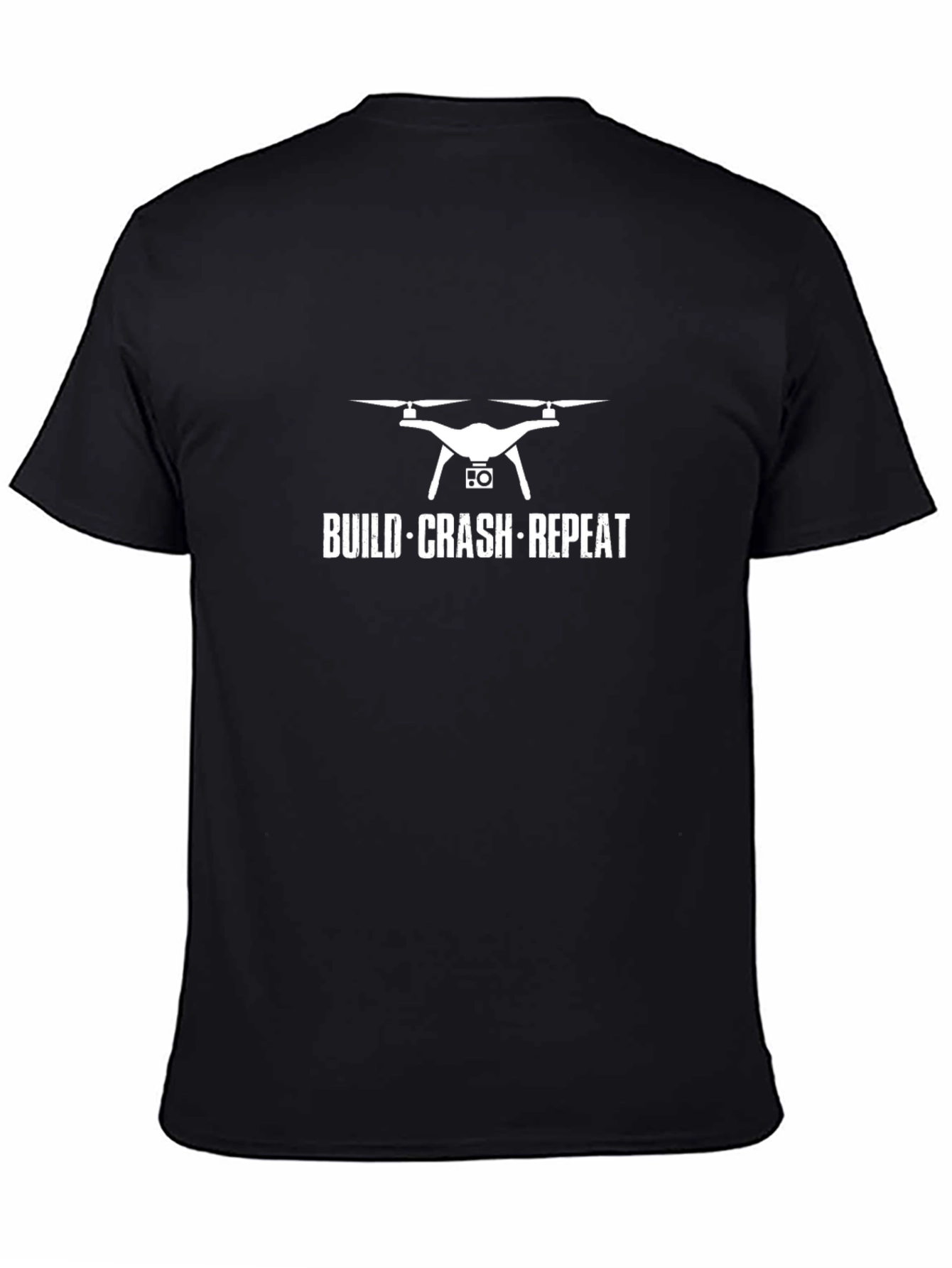 Build Crash Repeat Drone T-Shirt