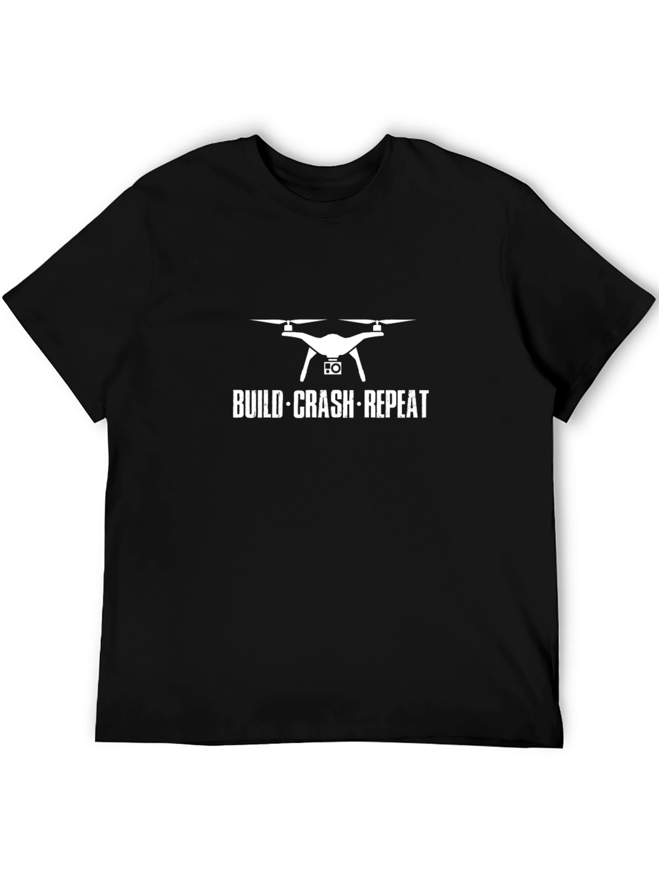 Build Crash Repeat Drone T-Shirt