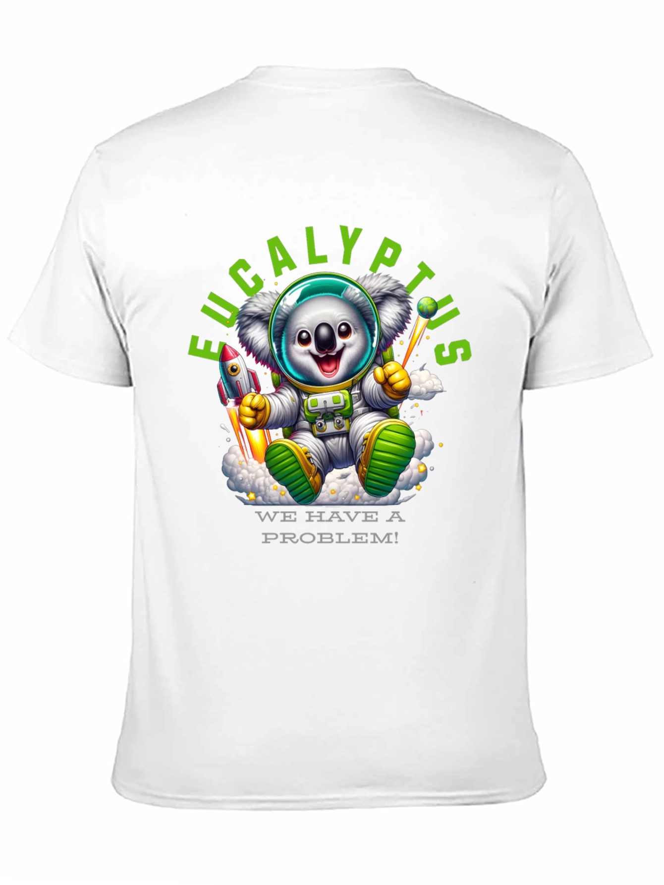 Eucalyptus Space Koala T-Shirt