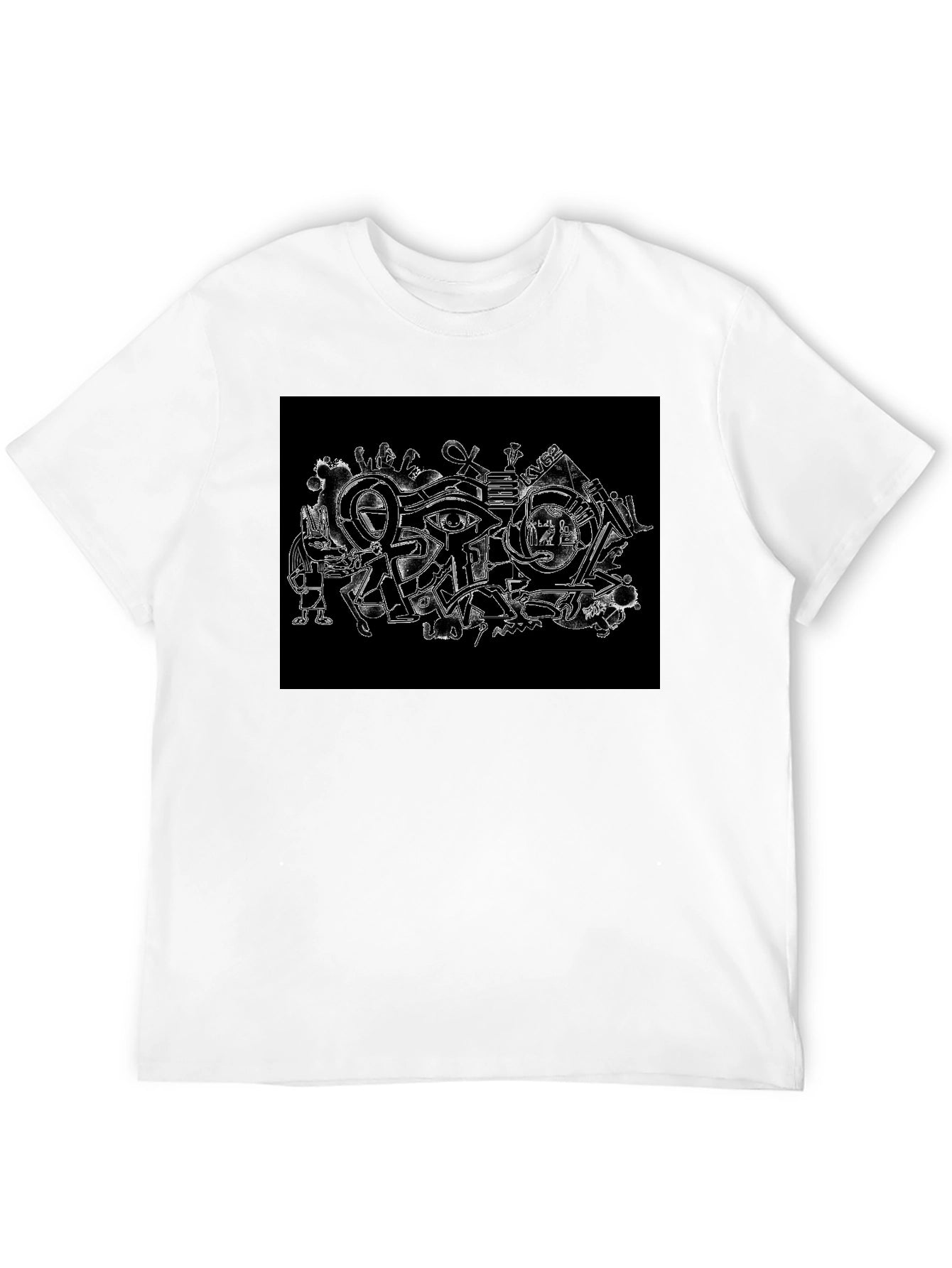 Egyptian Ankh Graphic Black T-Shirt