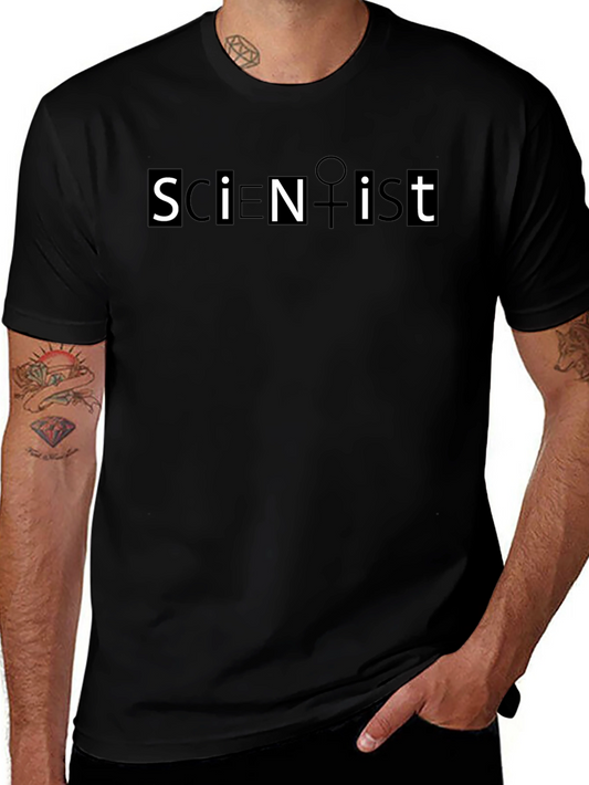 Scientist Symbol T-Shirt - Unisex Black Tee