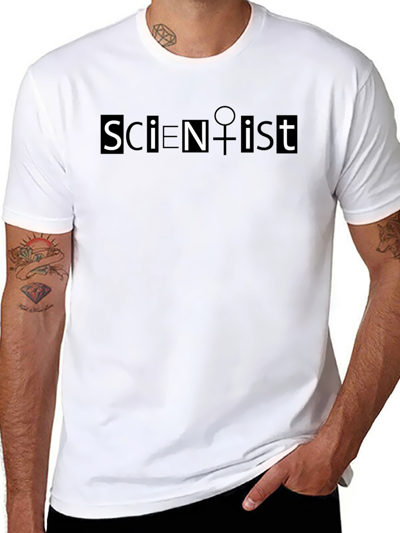 Scientist Symbol T-Shirt - Unisex Black Tee