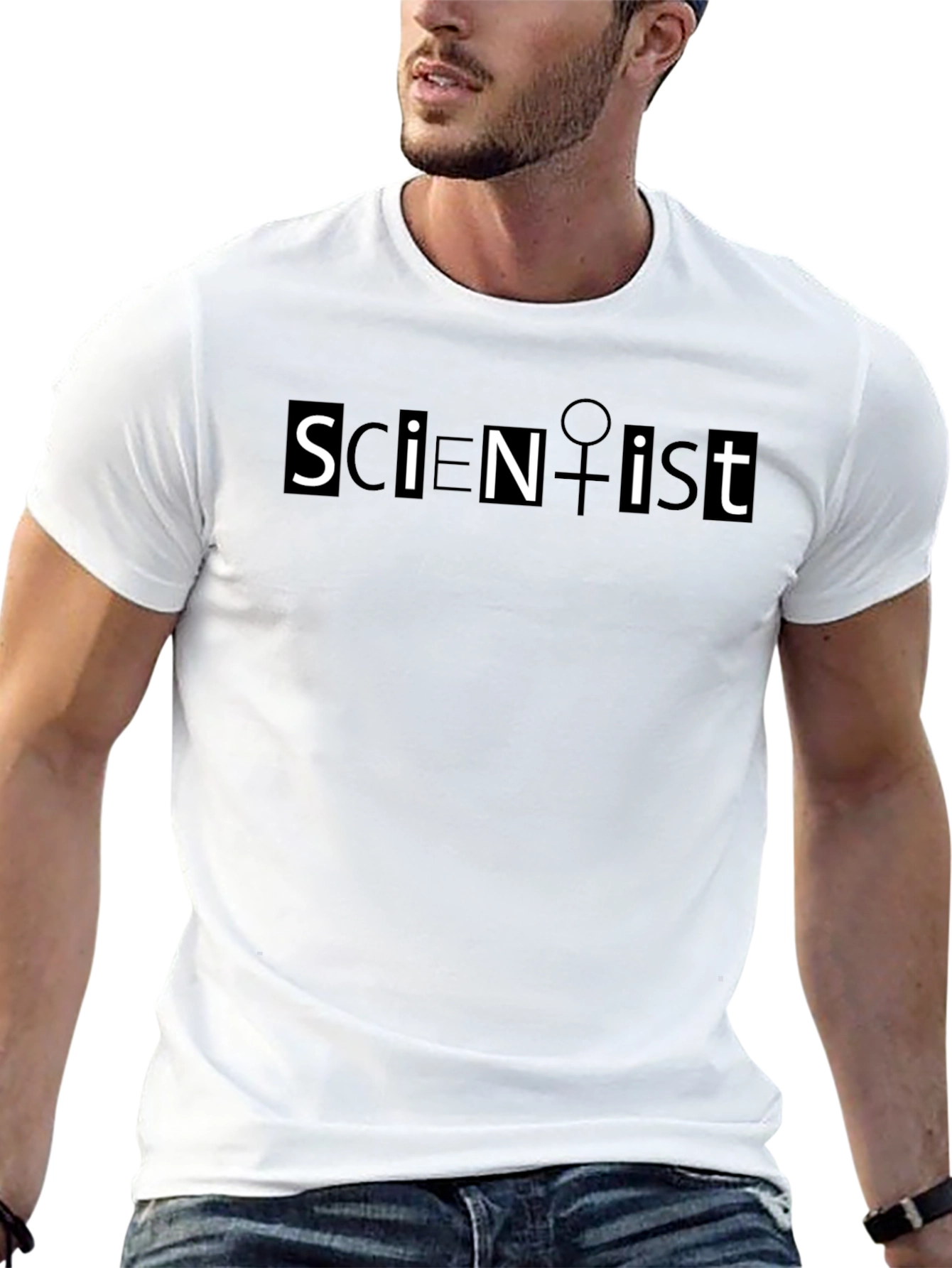 Scientist Symbol T-Shirt - Unisex Black Tee