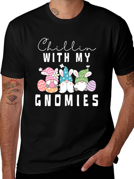 Chillin With My Gnomies Easter T-Shirt