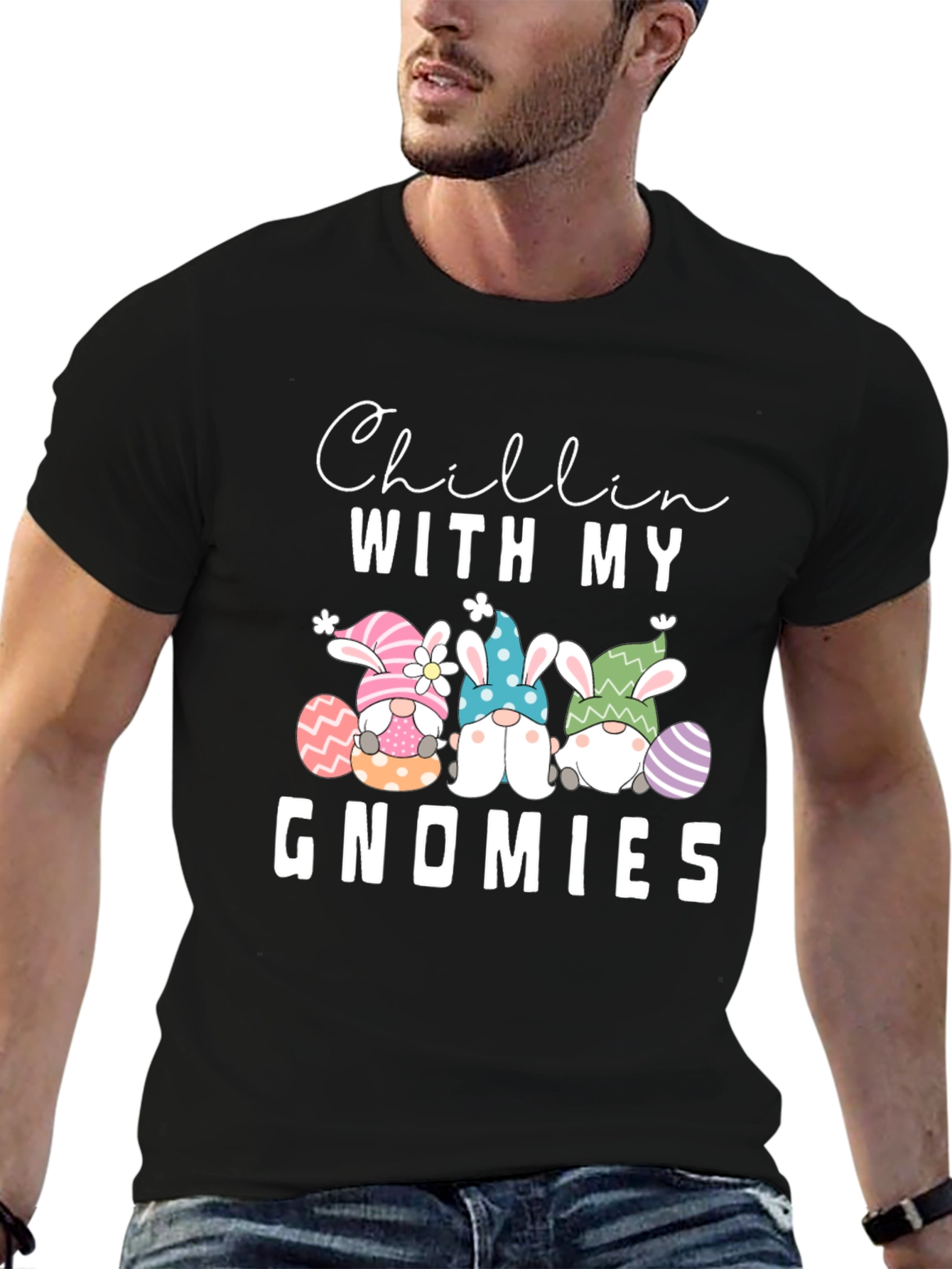 Chillin With My Gnomies Easter T-Shirt
