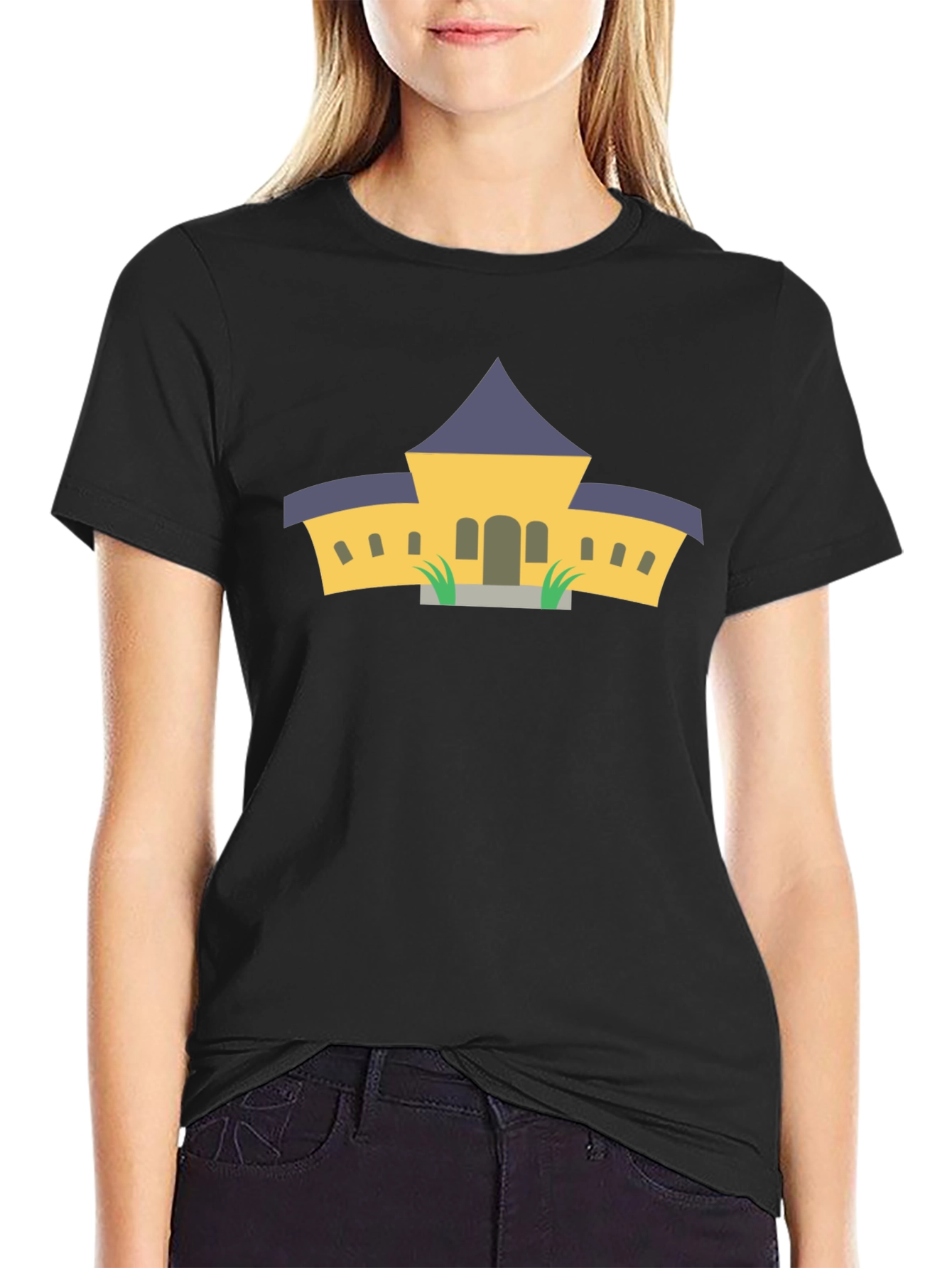 Architectural Black Graphic Tee