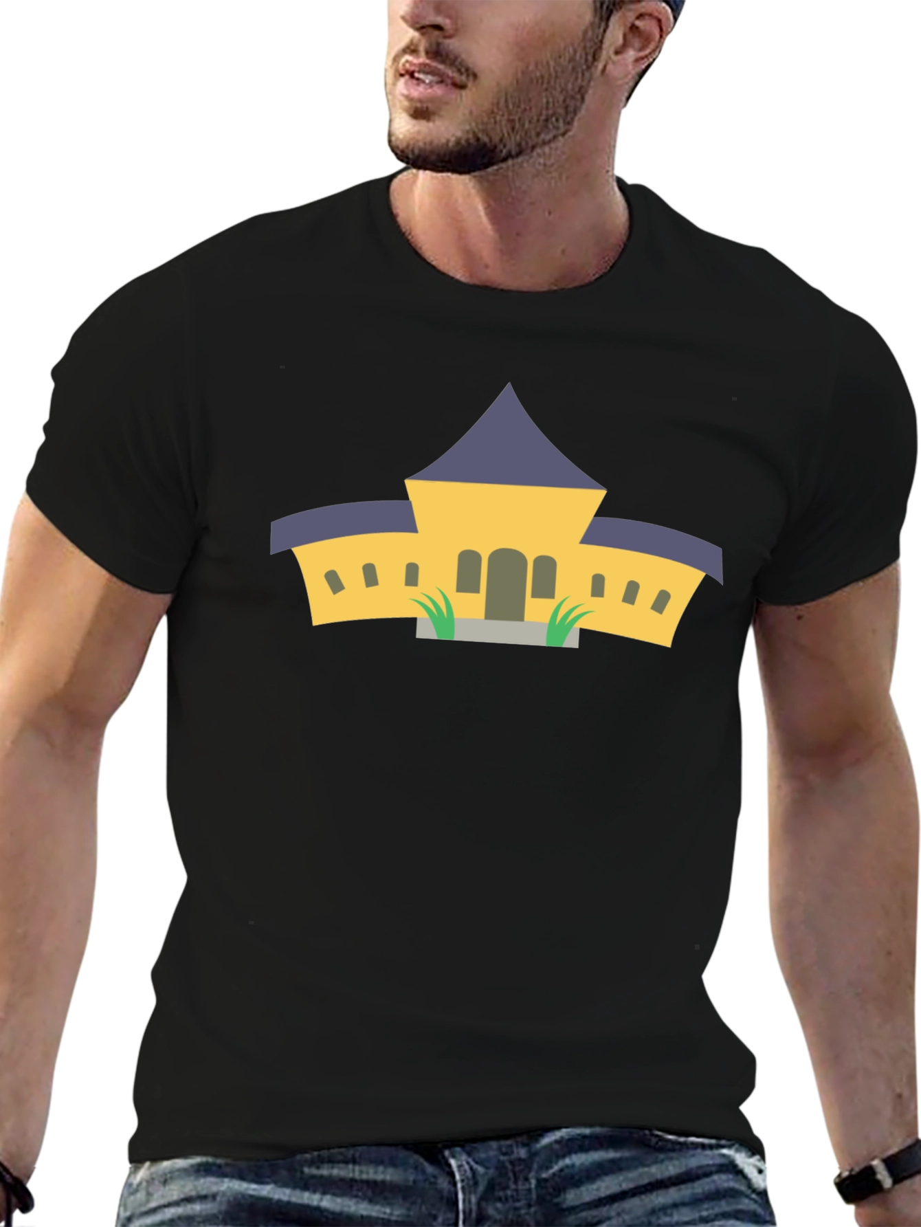 Architectural Black Graphic Tee