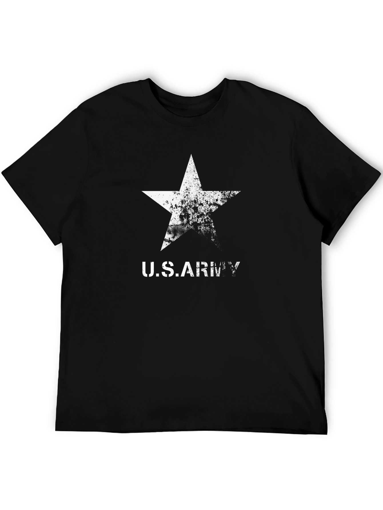 US Army Star Graphic Print T-Shirt
