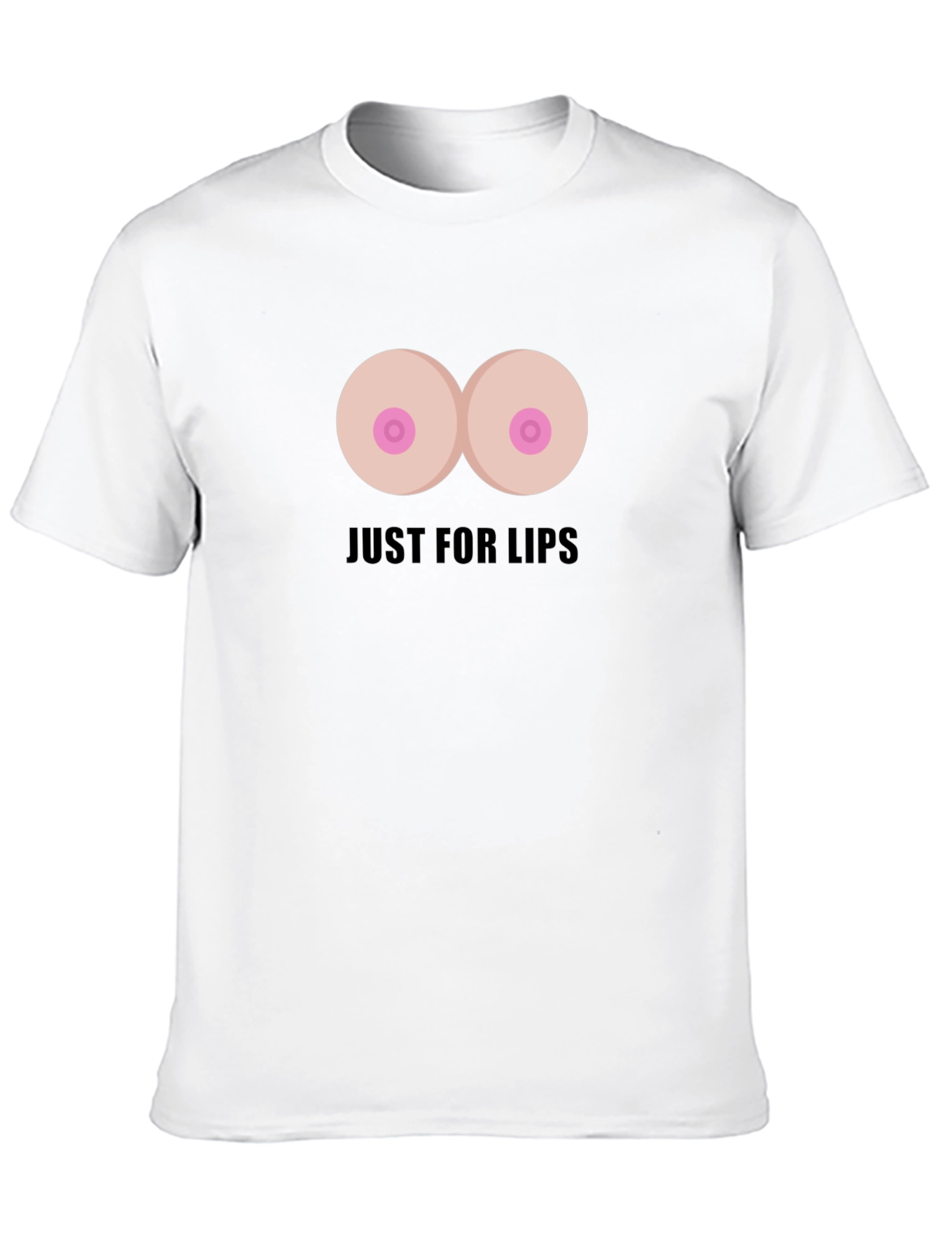 Humorous Just For Lips Graphic Tee