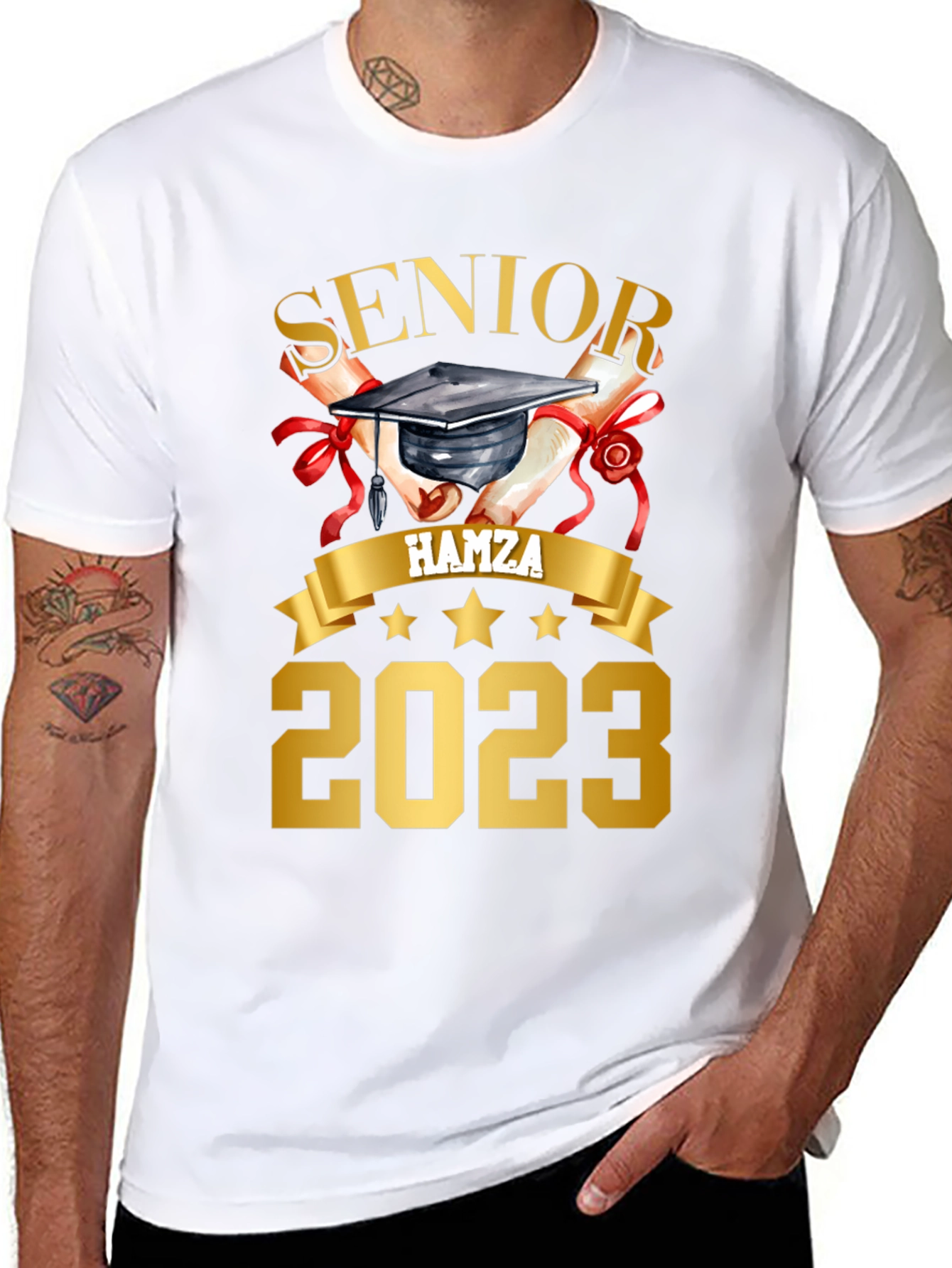 Senior Hamza 2023 Graduation T-Shirt
