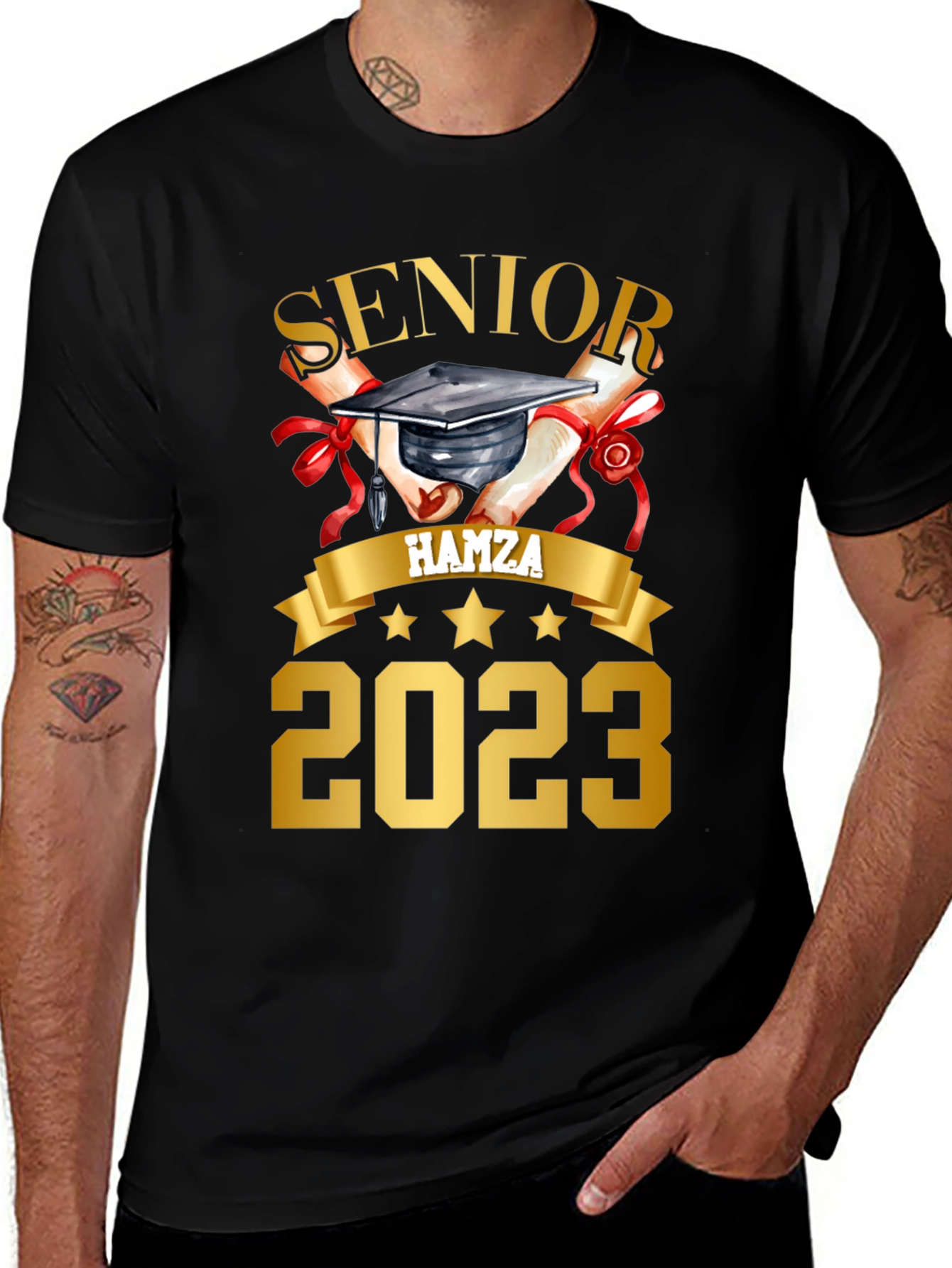 Senior Hamza 2023 Graduation T-Shirt