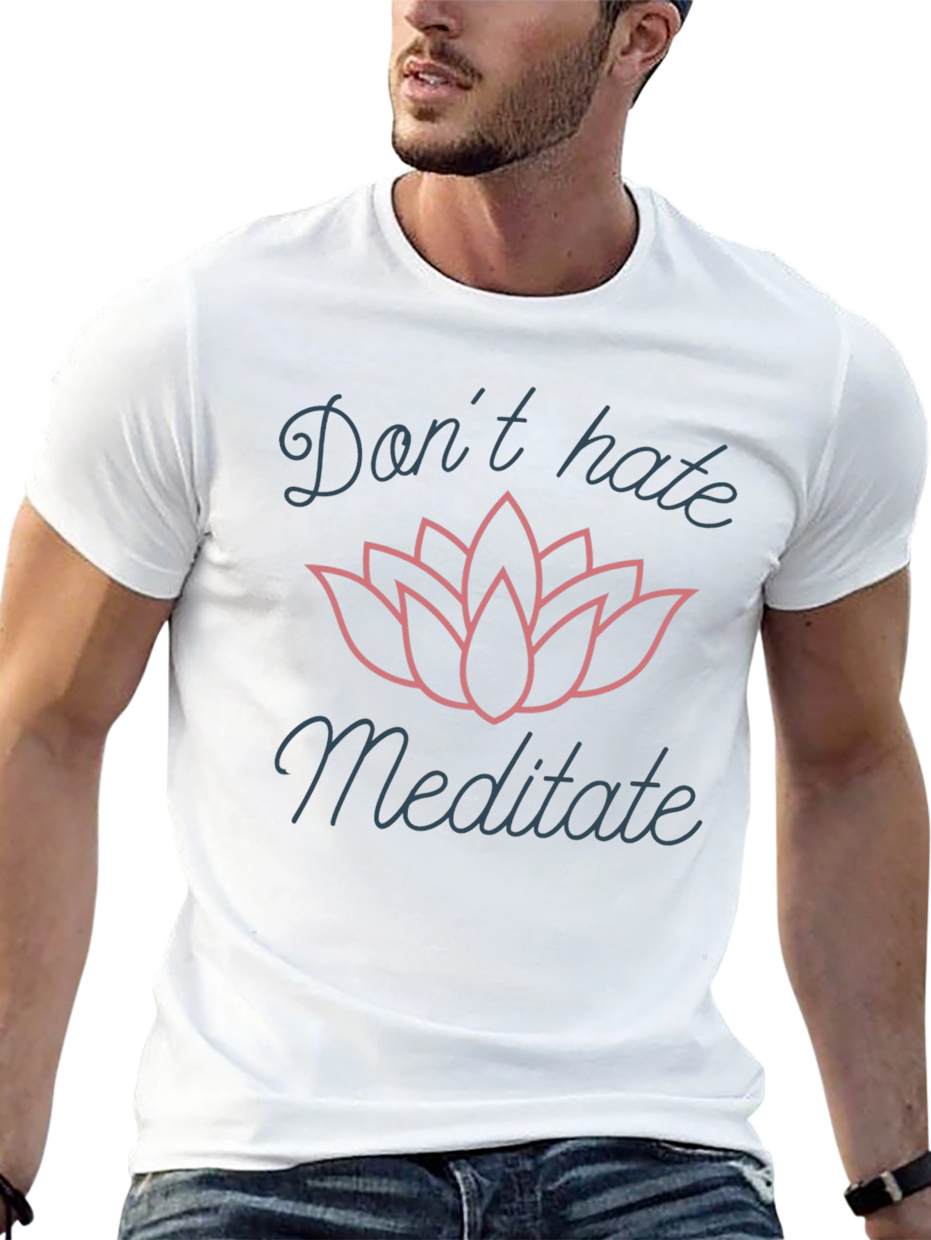 Dont Hate Meditate Graphic T-Shirt