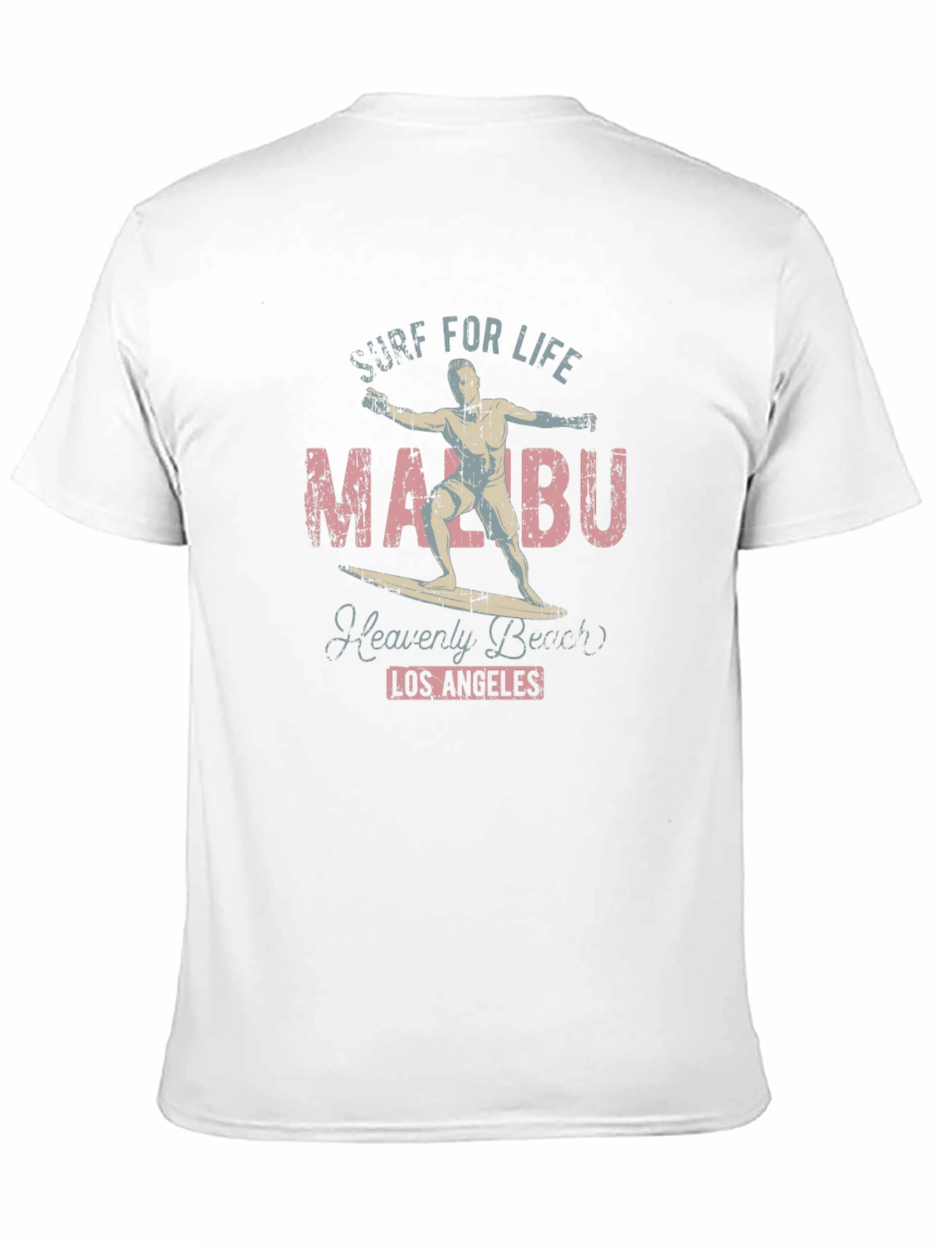 Malibu Surf T-Shirt - Heavenly Beach Los Angeles
