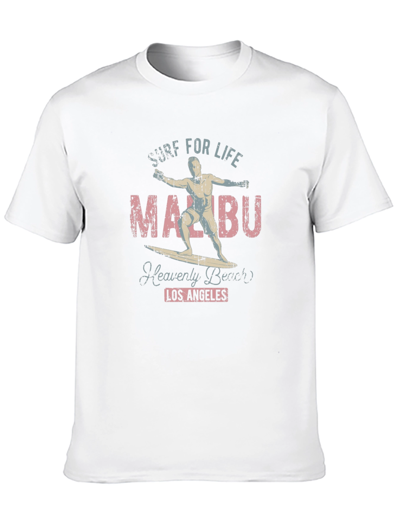 Malibu Surf T-Shirt - Heavenly Beach Los Angeles
