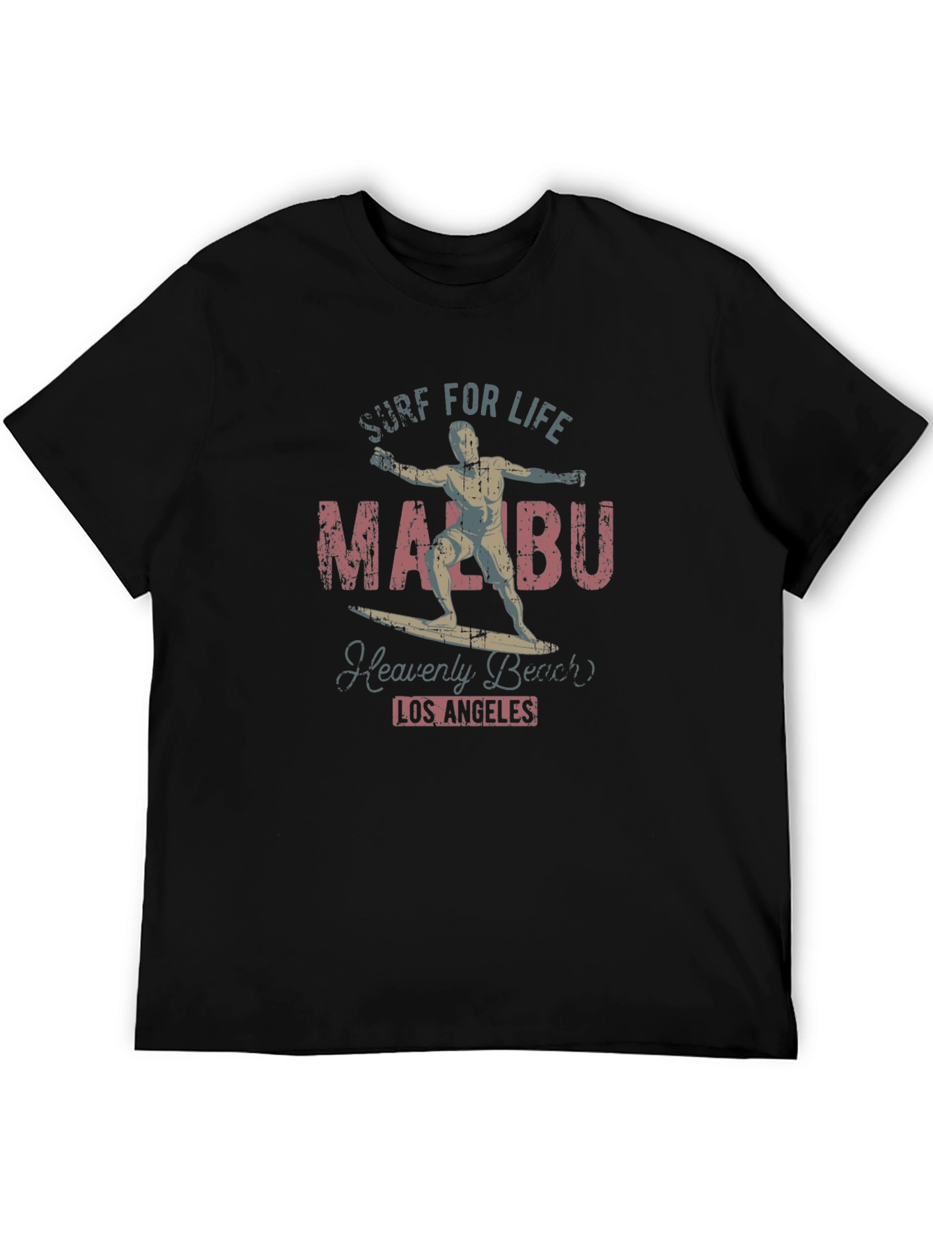 Malibu Surf T-Shirt - Heavenly Beach Los Angeles