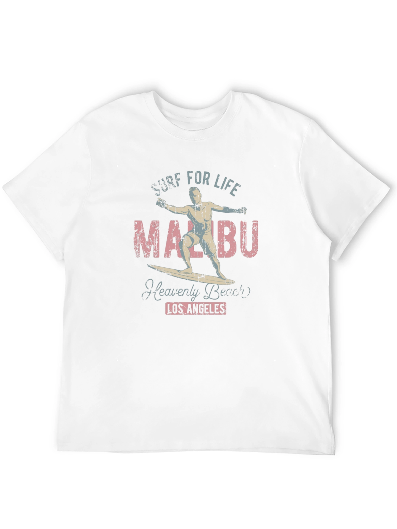 Malibu Surf T-Shirt - Heavenly Beach Los Angeles