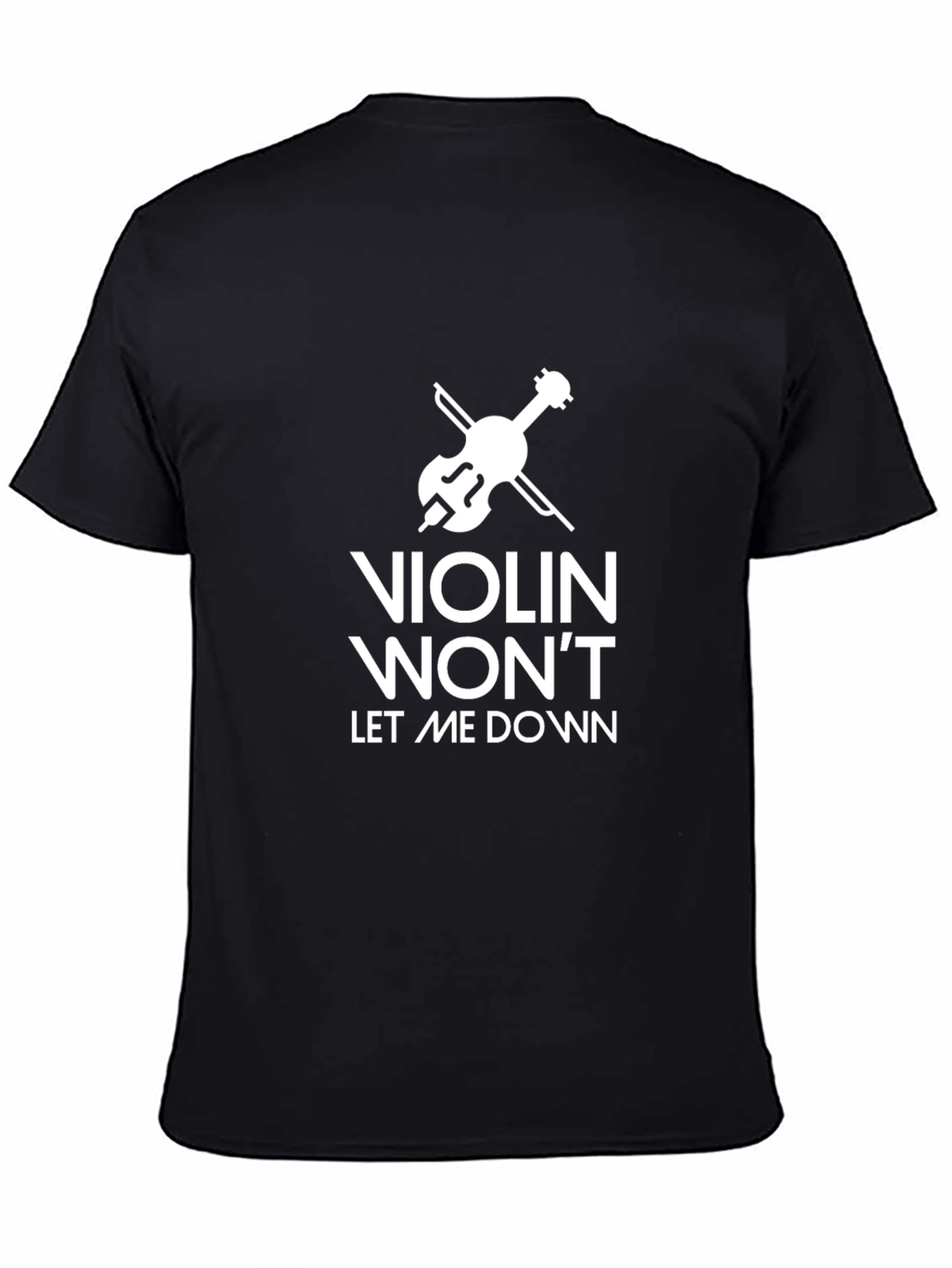 Violin Wont Let Me Down Graphic Tee