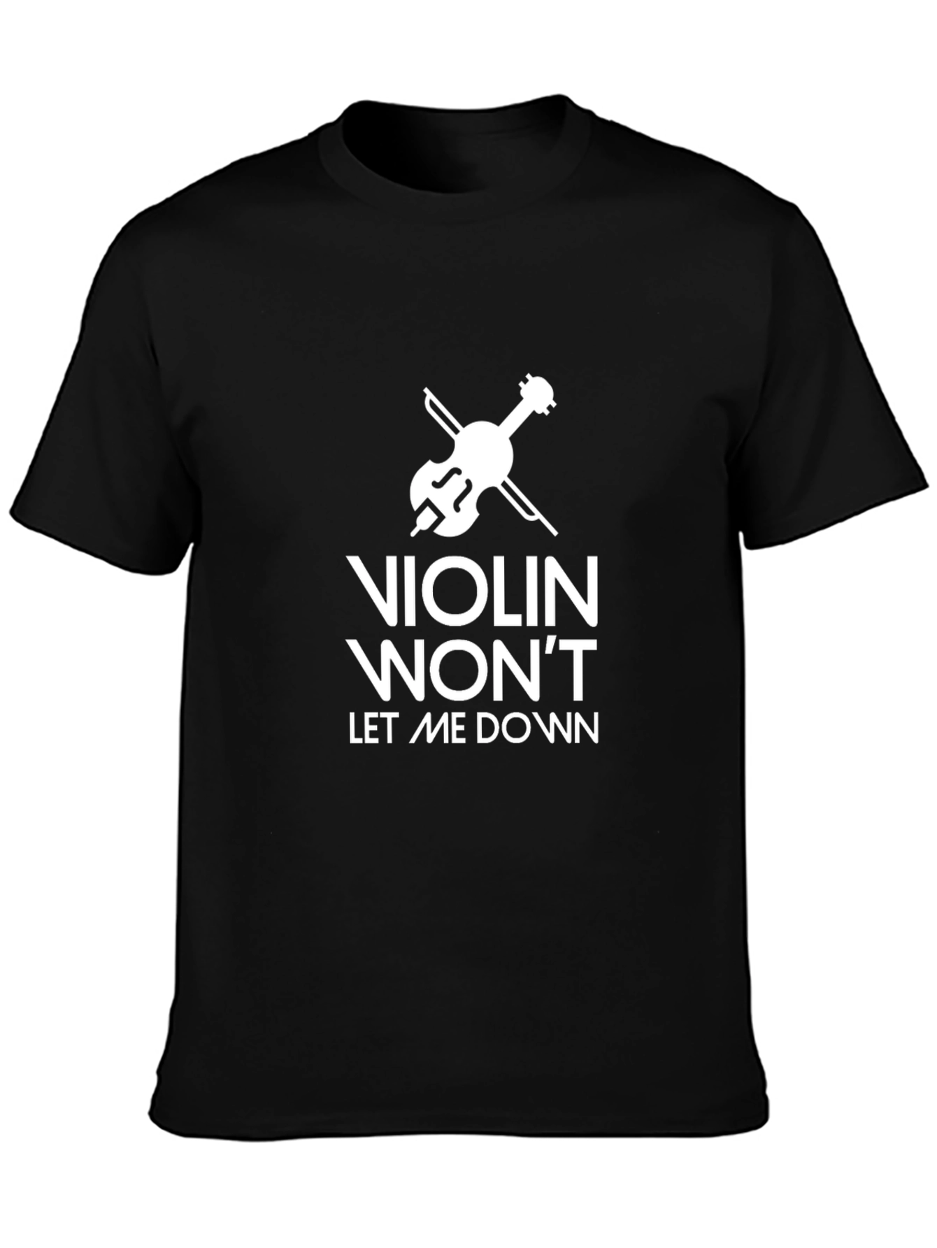 Violin Wont Let Me Down Graphic Tee