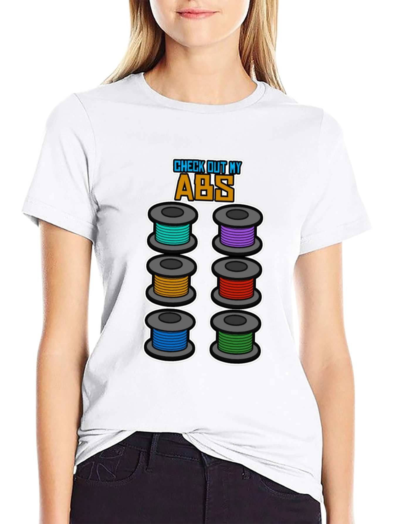 Check Out My ABS Funny 3D Printing T-Shirt