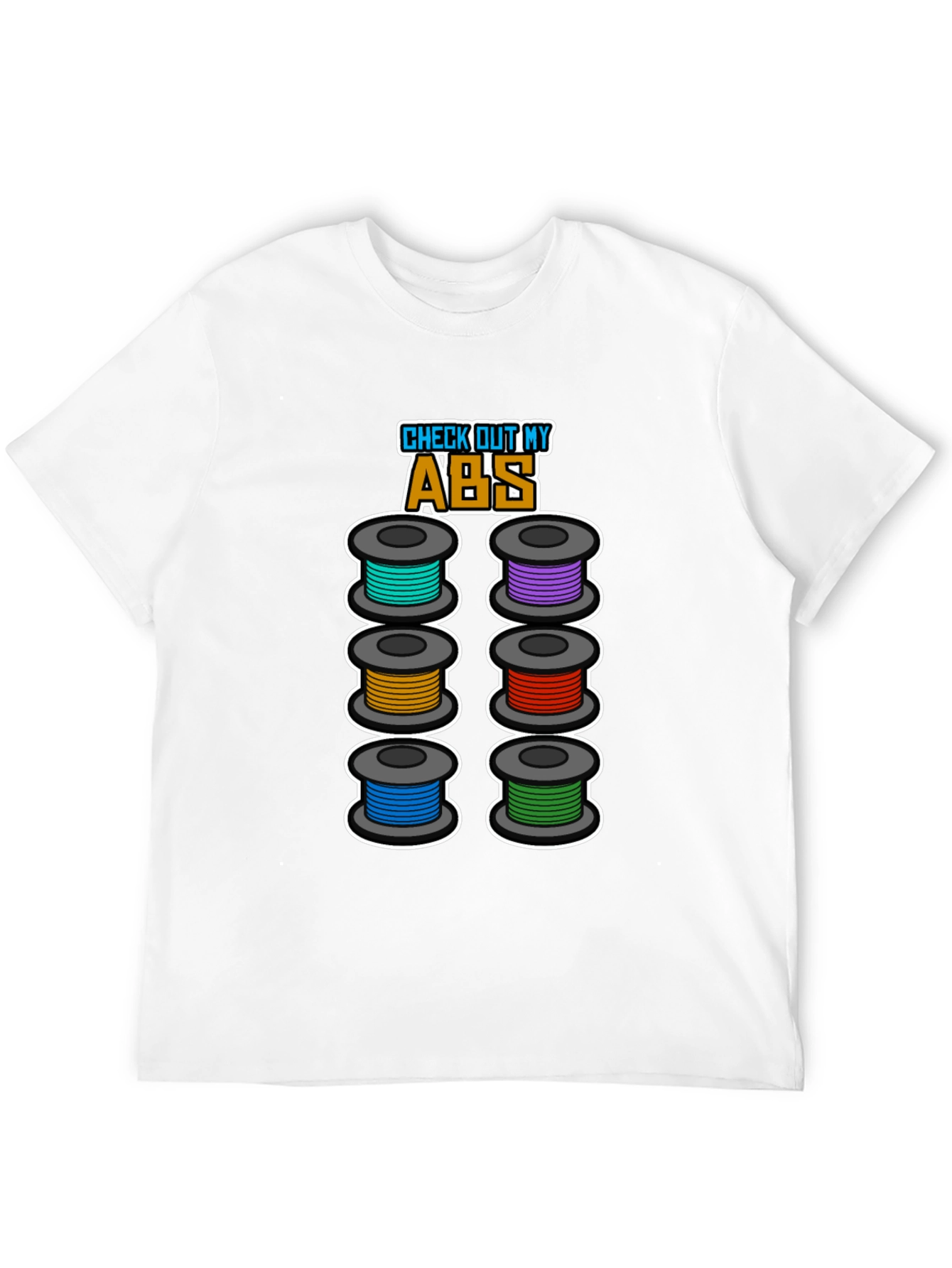 Check Out My ABS Funny 3D Printing T-Shirt