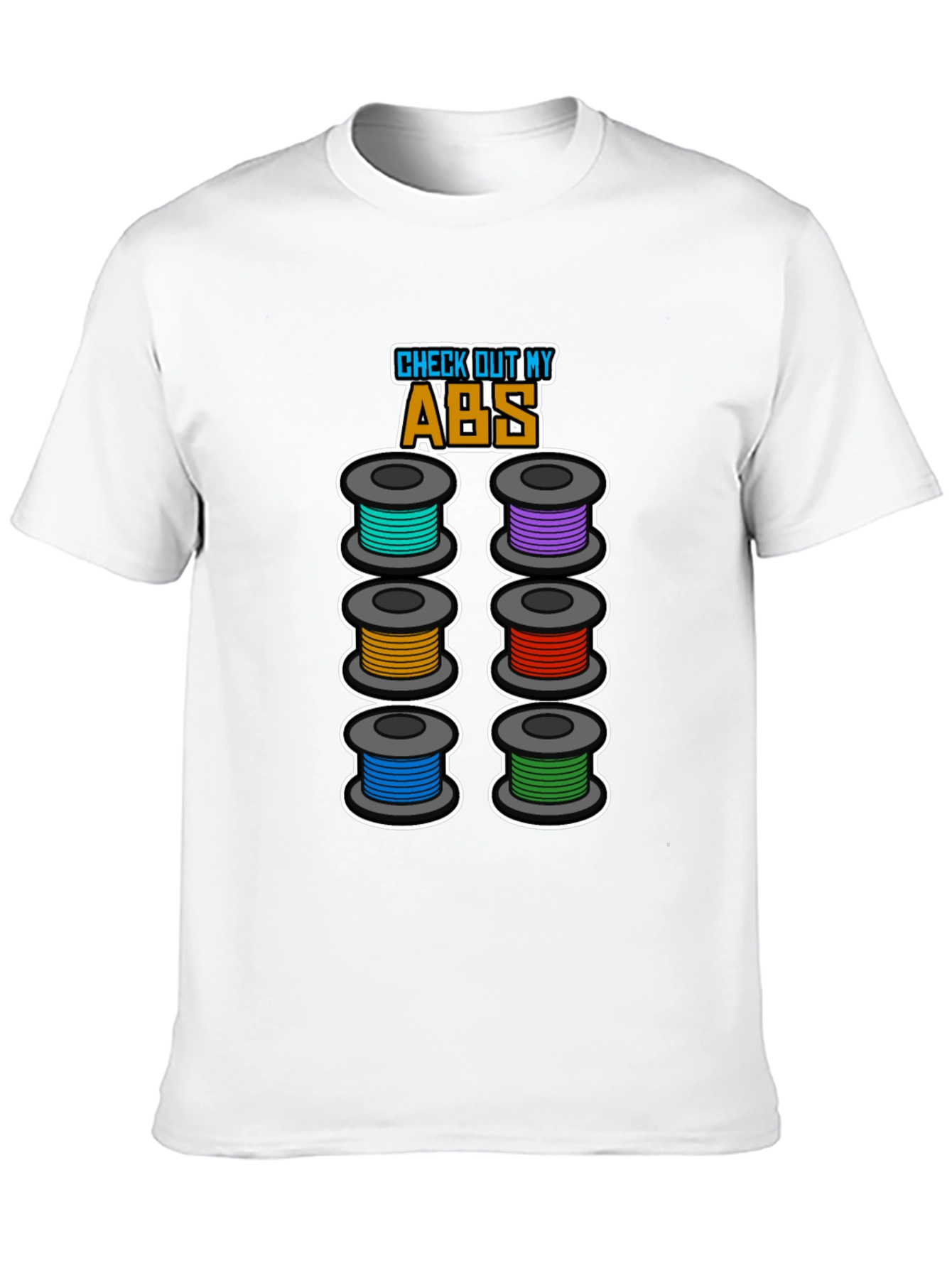 Check Out My ABS Funny 3D Printing T-Shirt