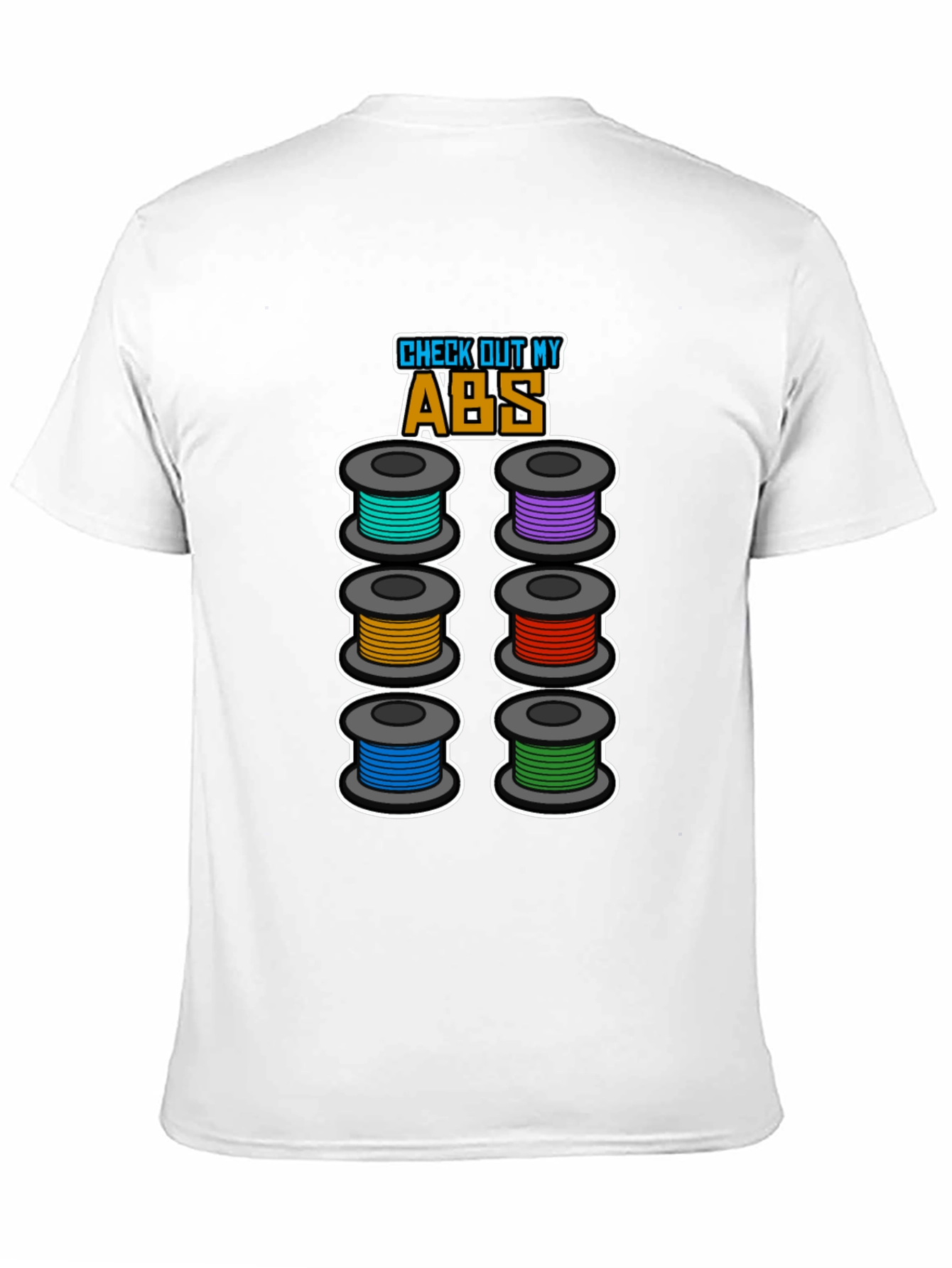 Check Out My ABS Funny 3D Printing T-Shirt