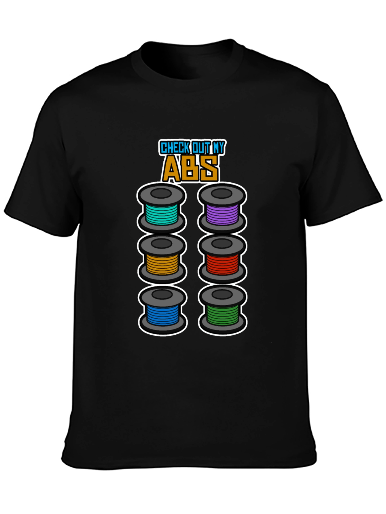 Check Out My ABS Funny 3D Printing T-Shirt