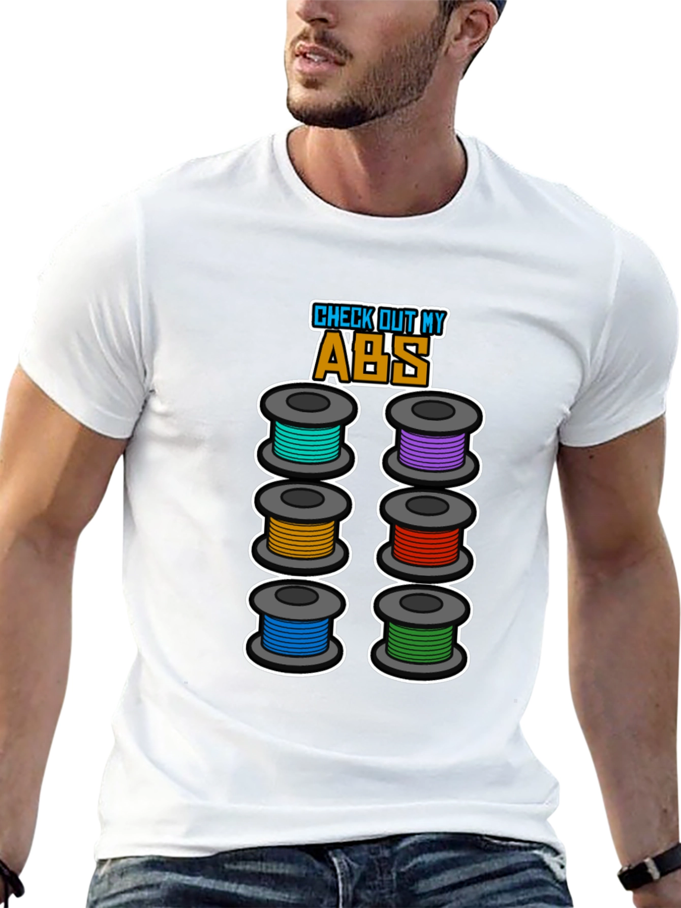 Check Out My ABS Funny 3D Printing T-Shirt