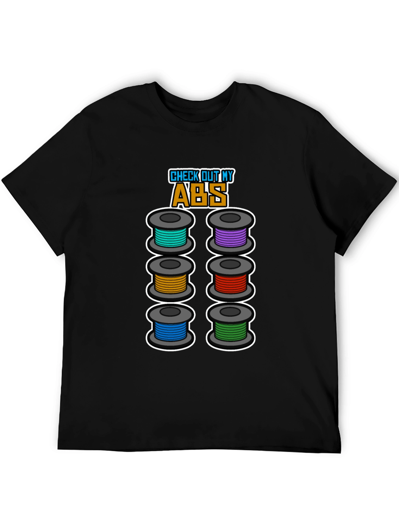 Check Out My ABS Funny 3D Printing T-Shirt
