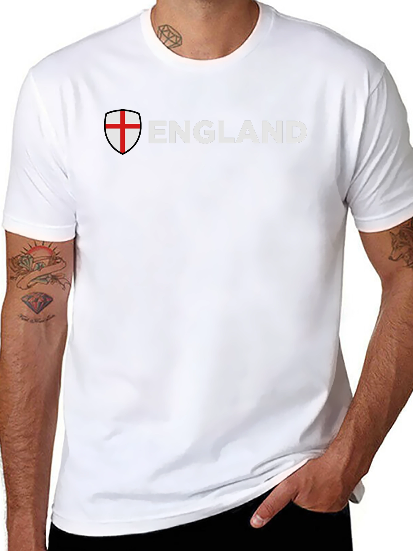 England Flag Shield T-Shirt