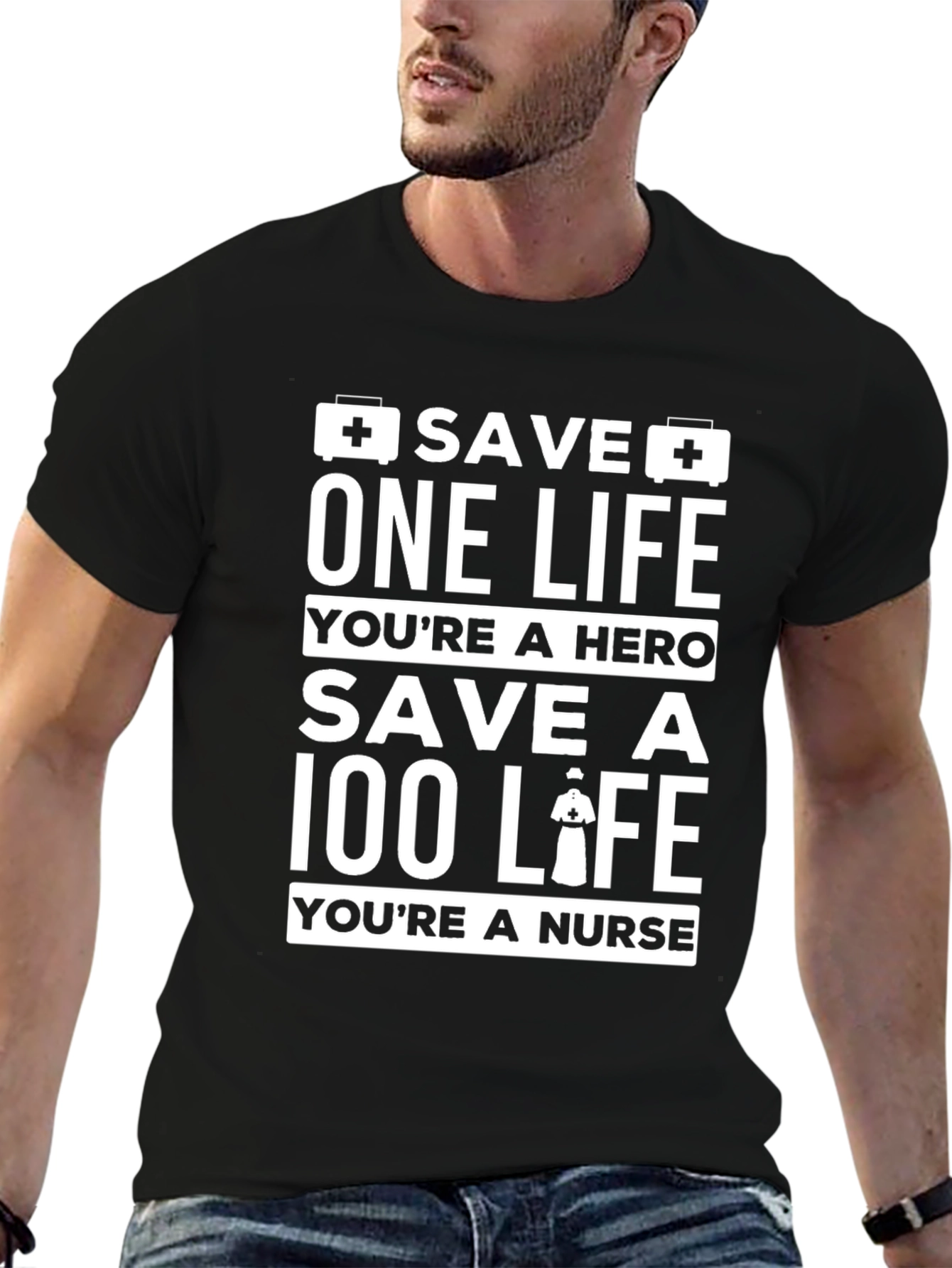 Nurse Hero T-Shirt - Save Lives