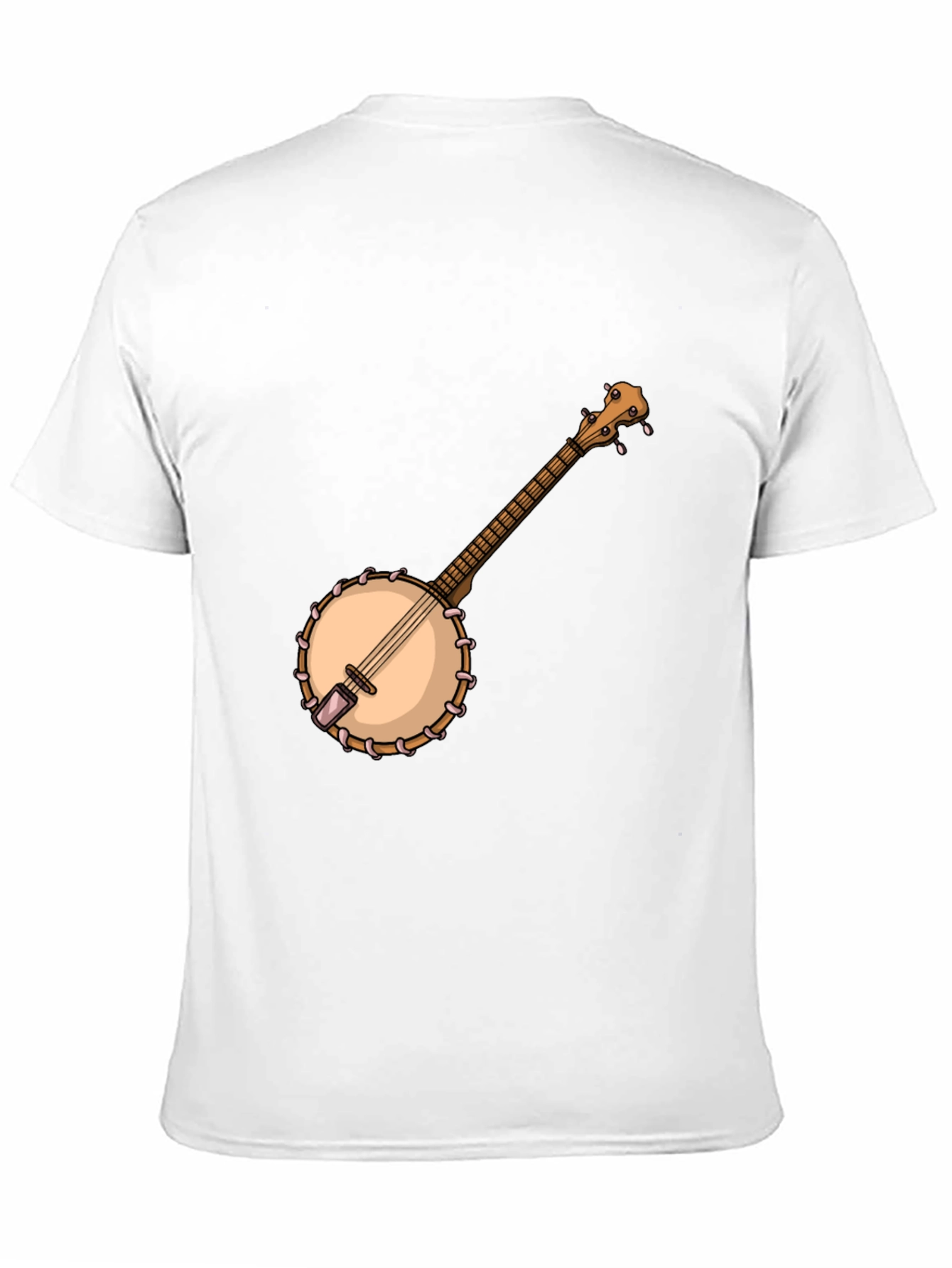 Banjo Graphic Tee - Black Cotton T-Shirt