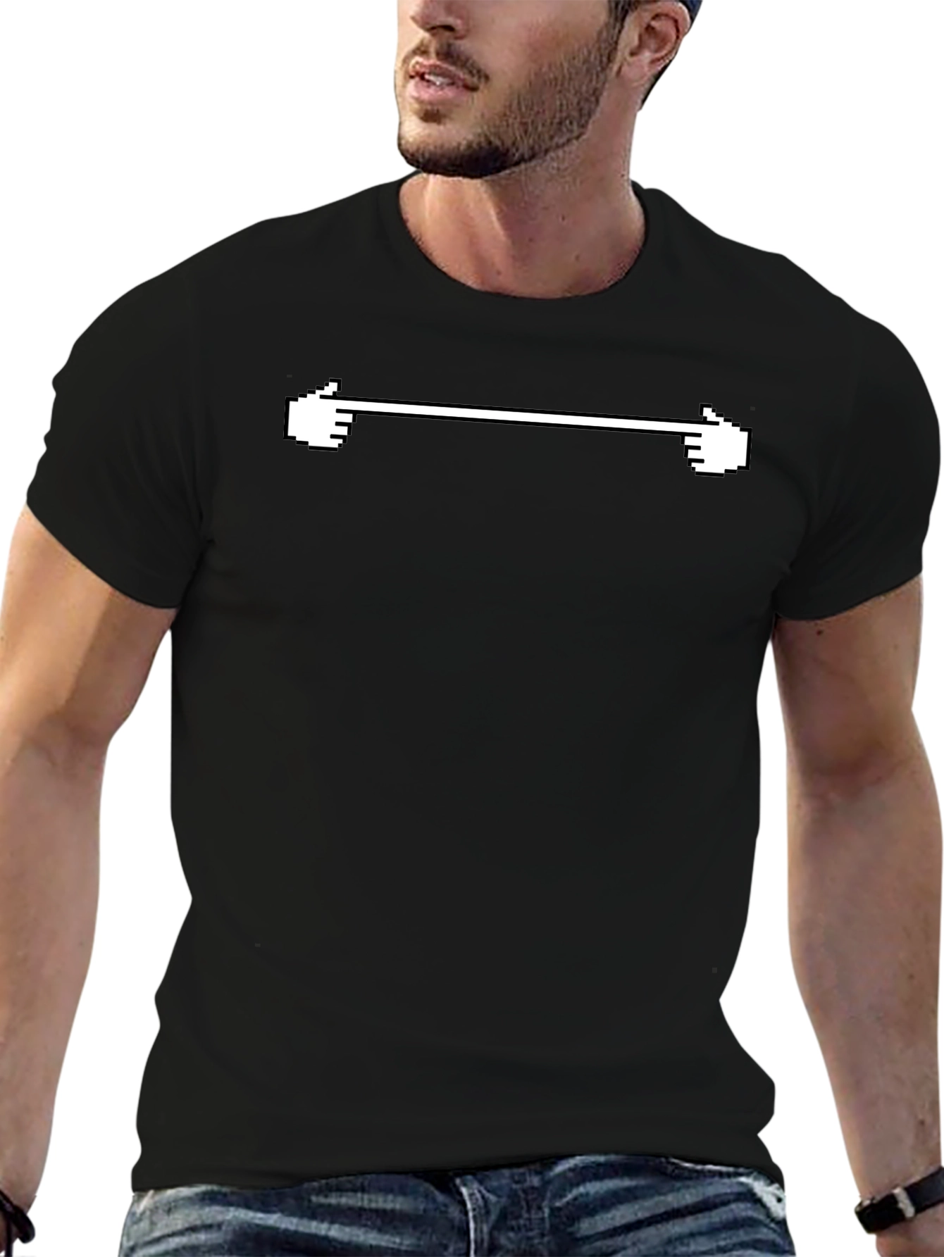 Pixelated Pointer T-Shirt - Modern Design