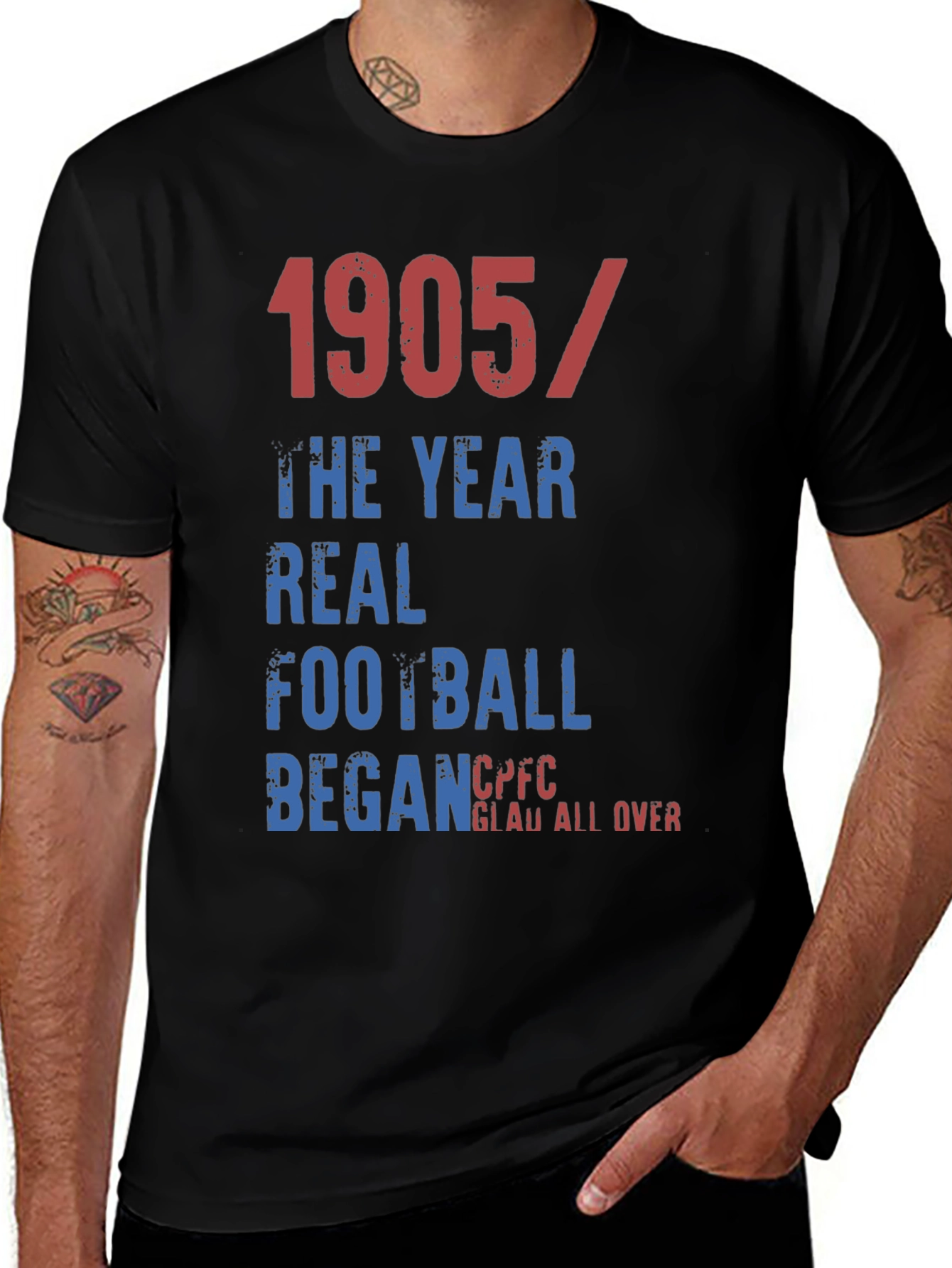 1905 Real Football T-Shirt - CPFC Glau All Over