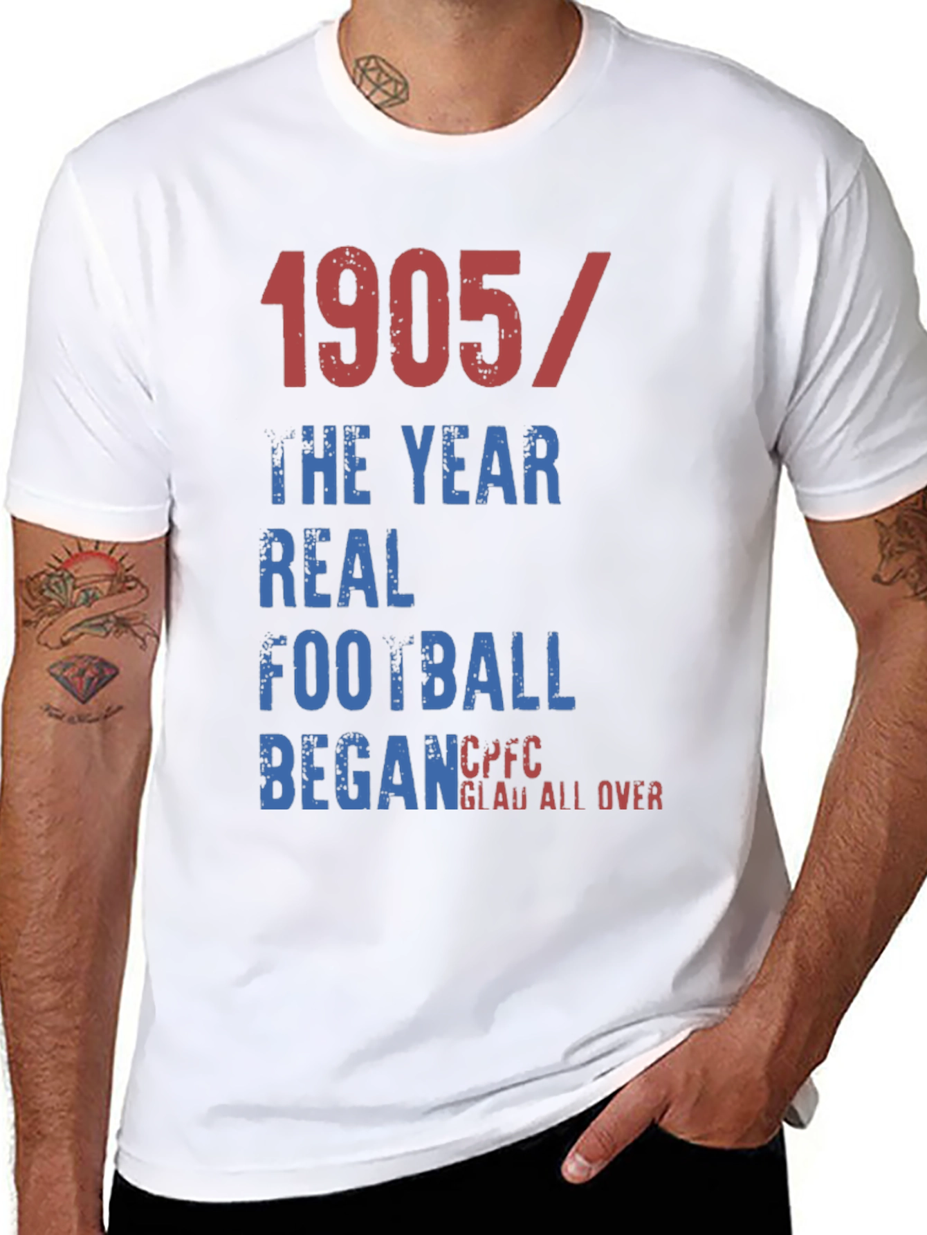1905 Real Football T-Shirt - CPFC Glau All Over