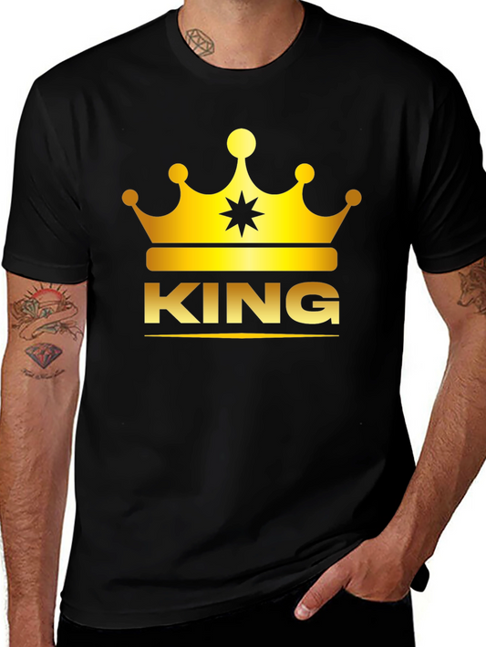King Crown Graphic T-Shirt - Black Tee