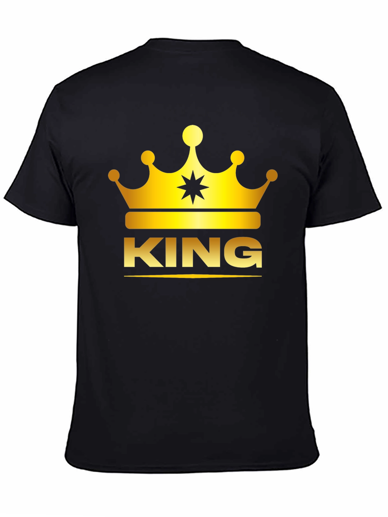 King Crown Graphic T-Shirt - Black Tee