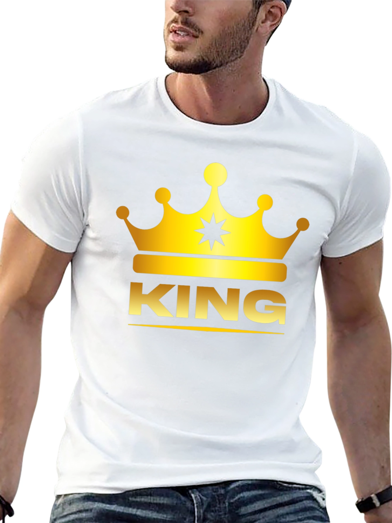 King Crown Graphic T-Shirt - Black Tee