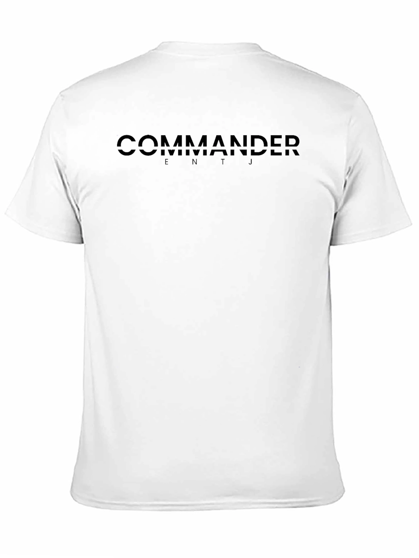 Commander ENTJ Black T-Shirt