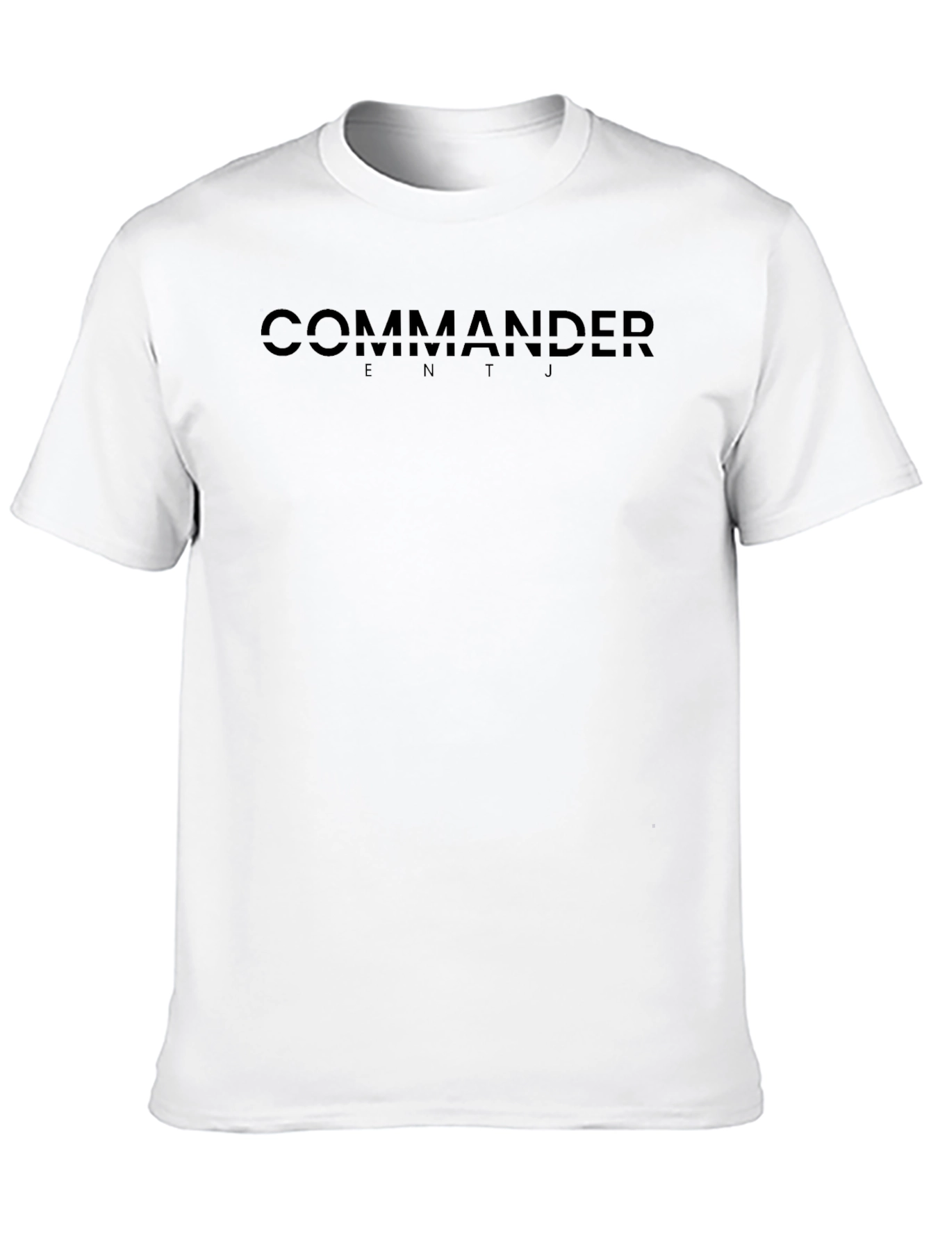 Commander ENTJ Black T-Shirt