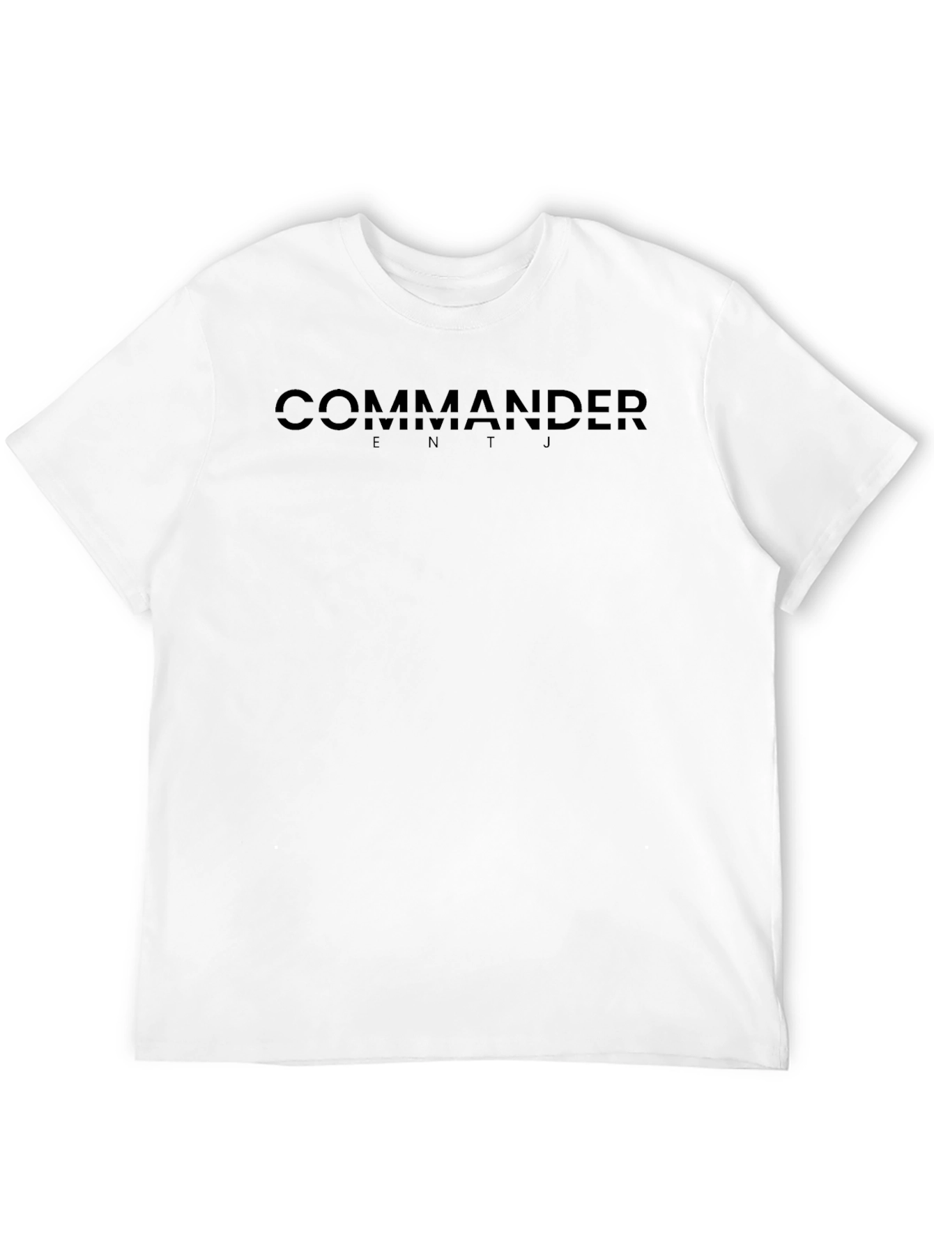 Commander ENTJ Black T-Shirt