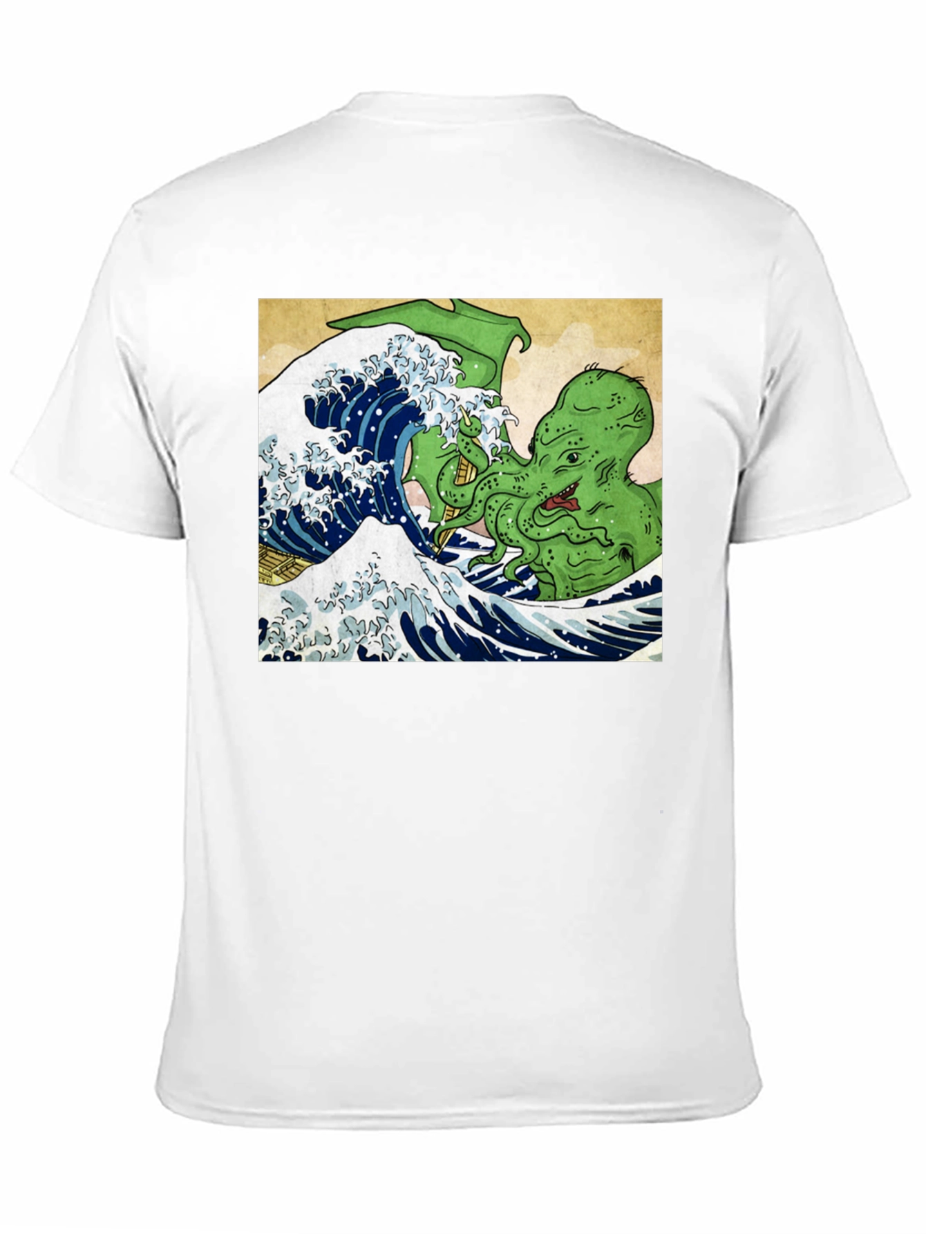 Great Wave Cthulhu Graphic Tee