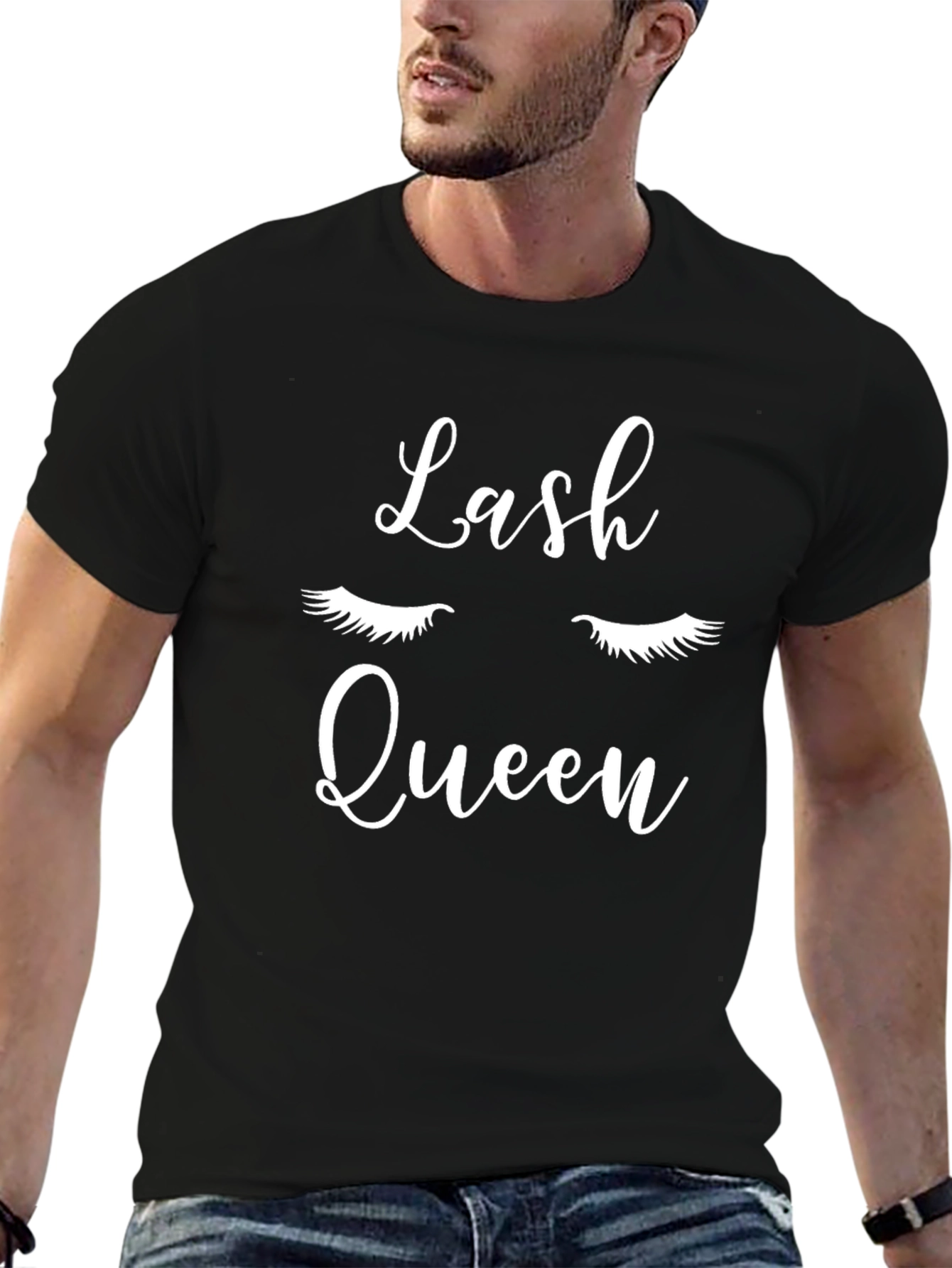 Lash Queen Black Graphic Tee