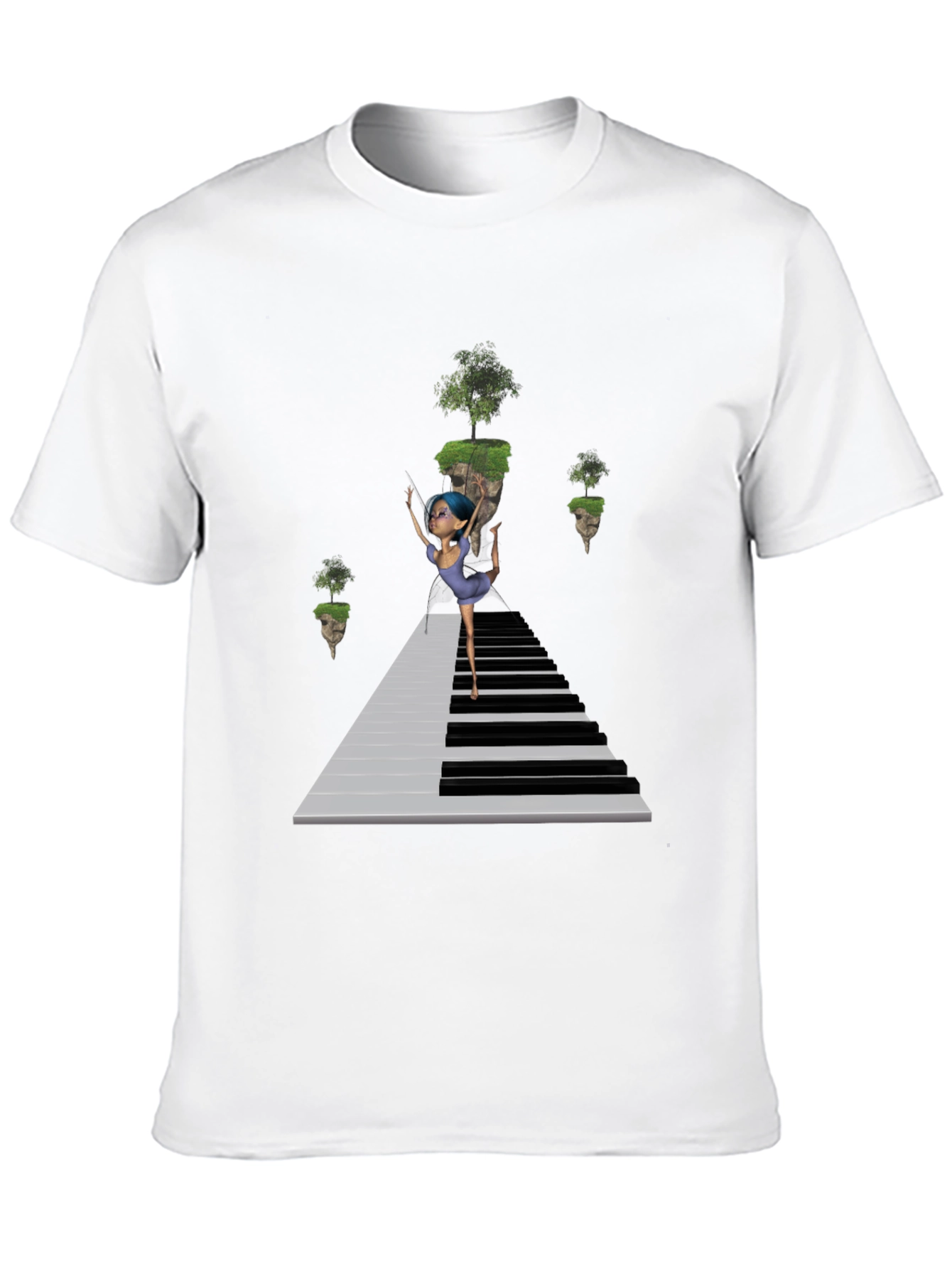 Piano Dancer Black T-Shirt