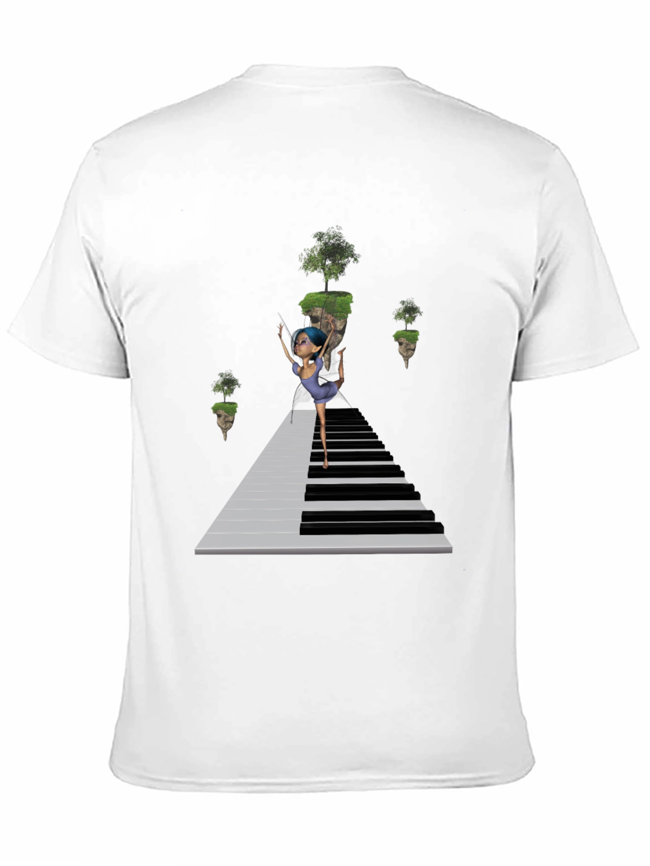 Piano Dancer Black T-Shirt