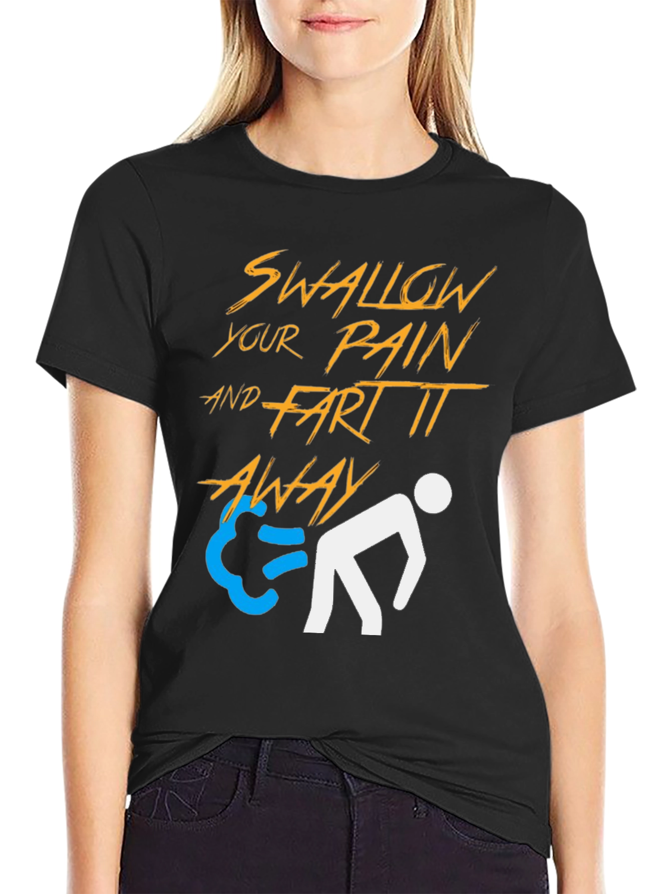 Swallow Pain & Fart It Away Graphic Tee