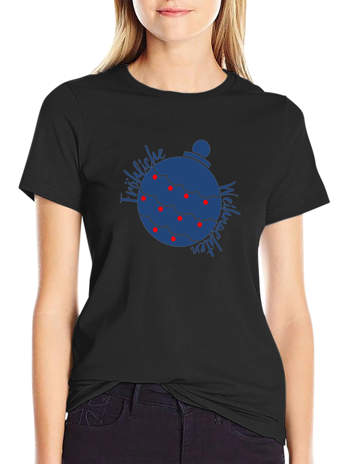 Fröhliche Weihnachten Ornament T-Shirt