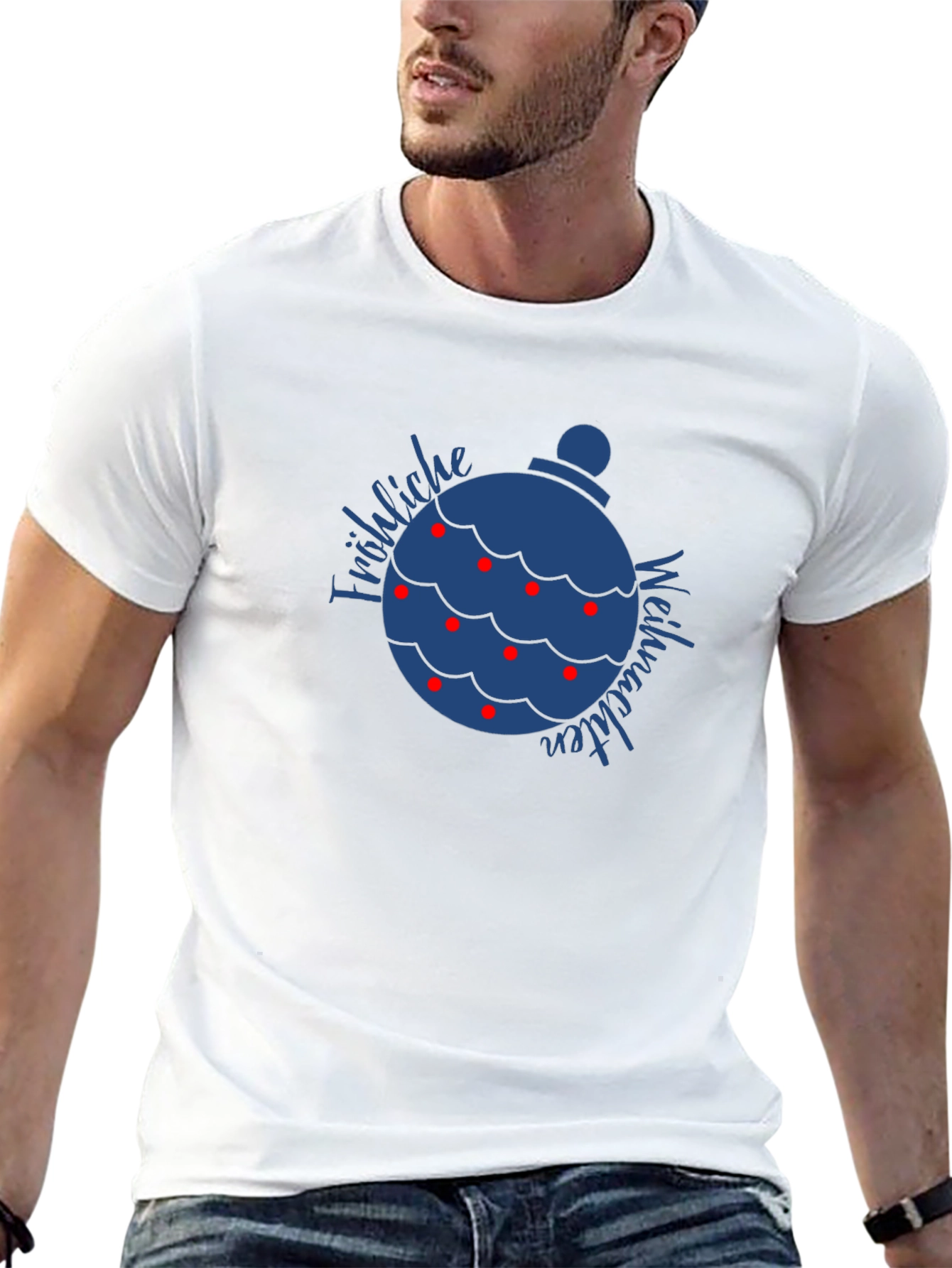 Fröhliche Weihnachten Ornament T-Shirt
